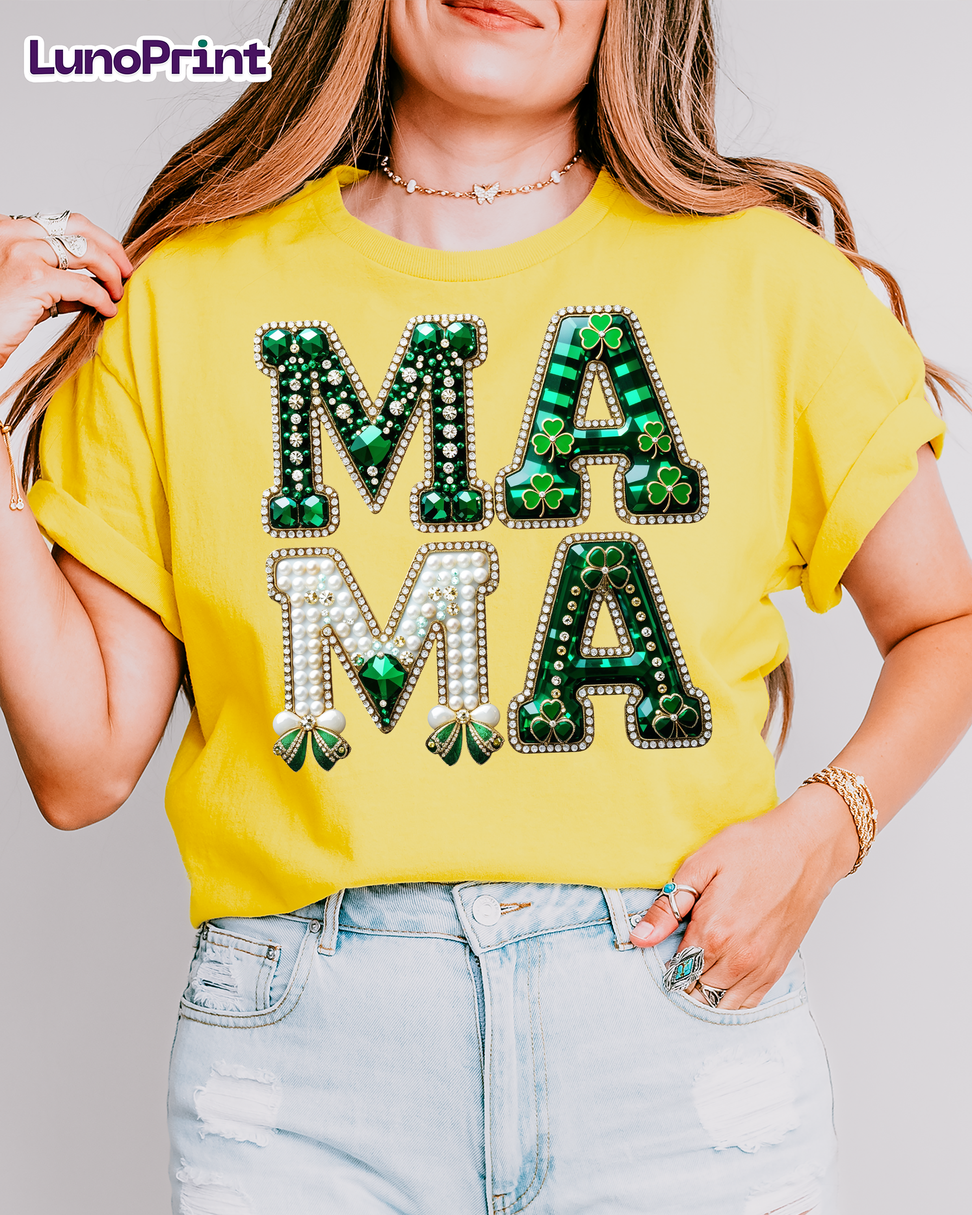 St. Patrick’s Day DTF transfer 1077