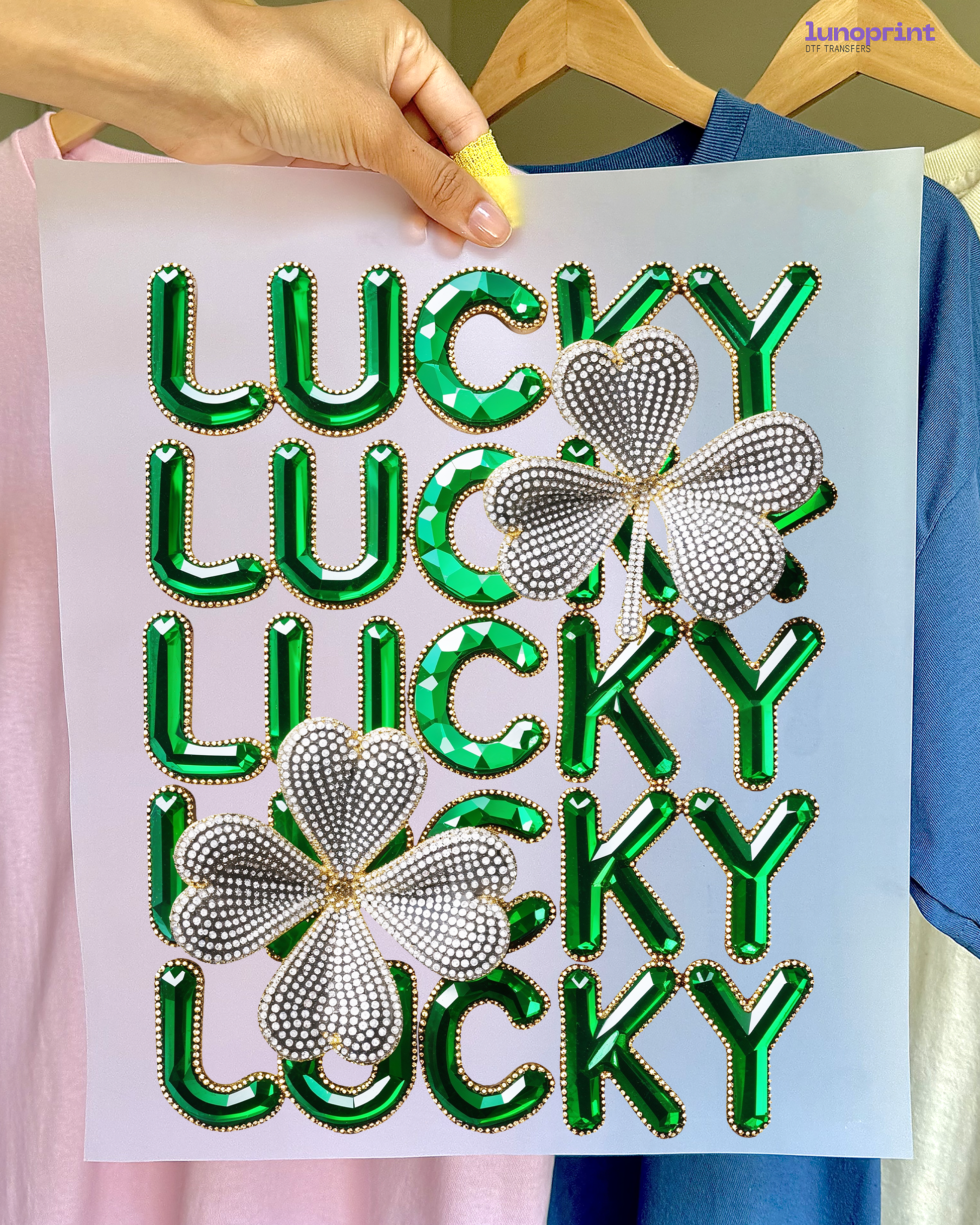 St. Patrick’s Day DTF transfer 1079