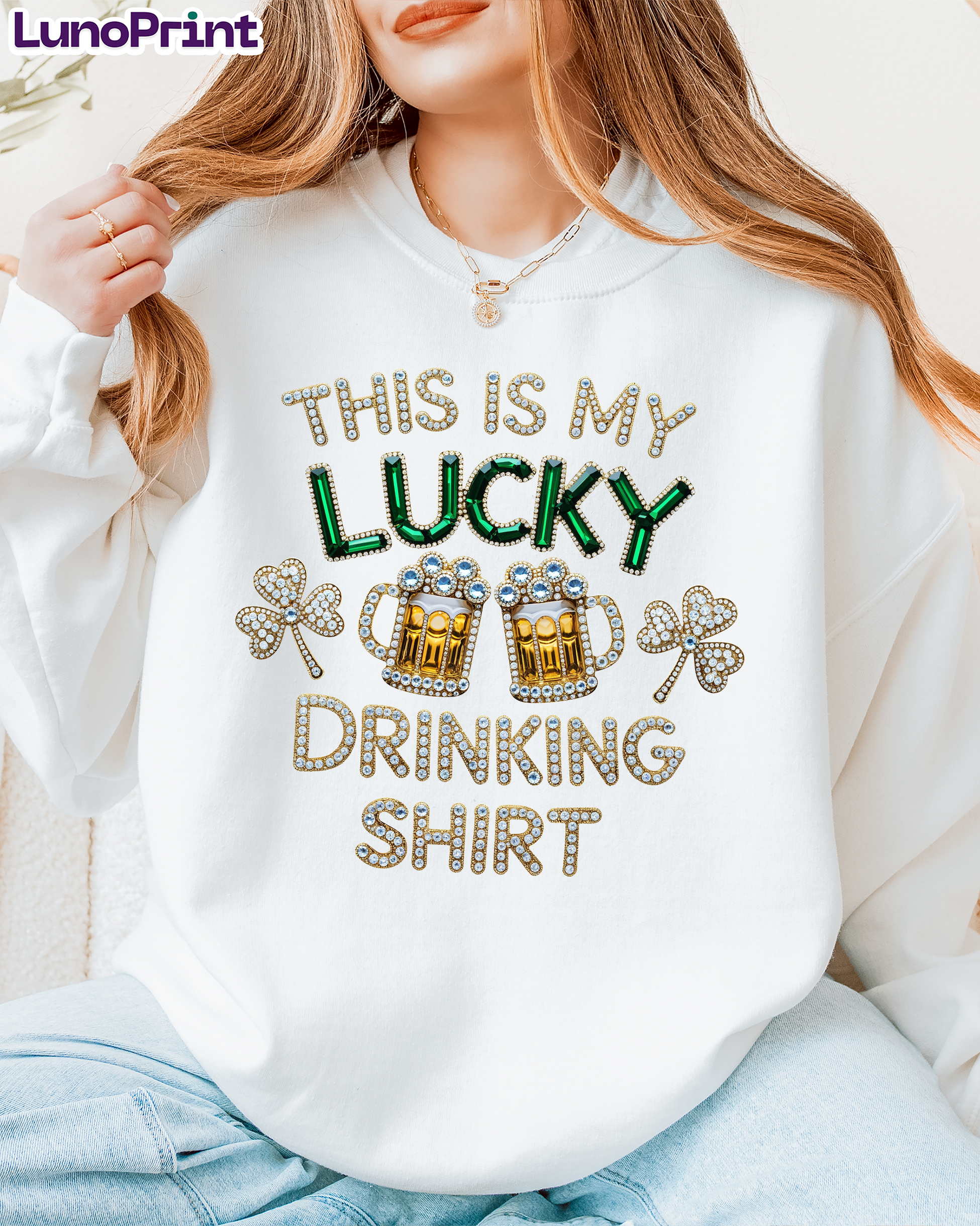 St. Patrick’s Day DTF transfer 1081