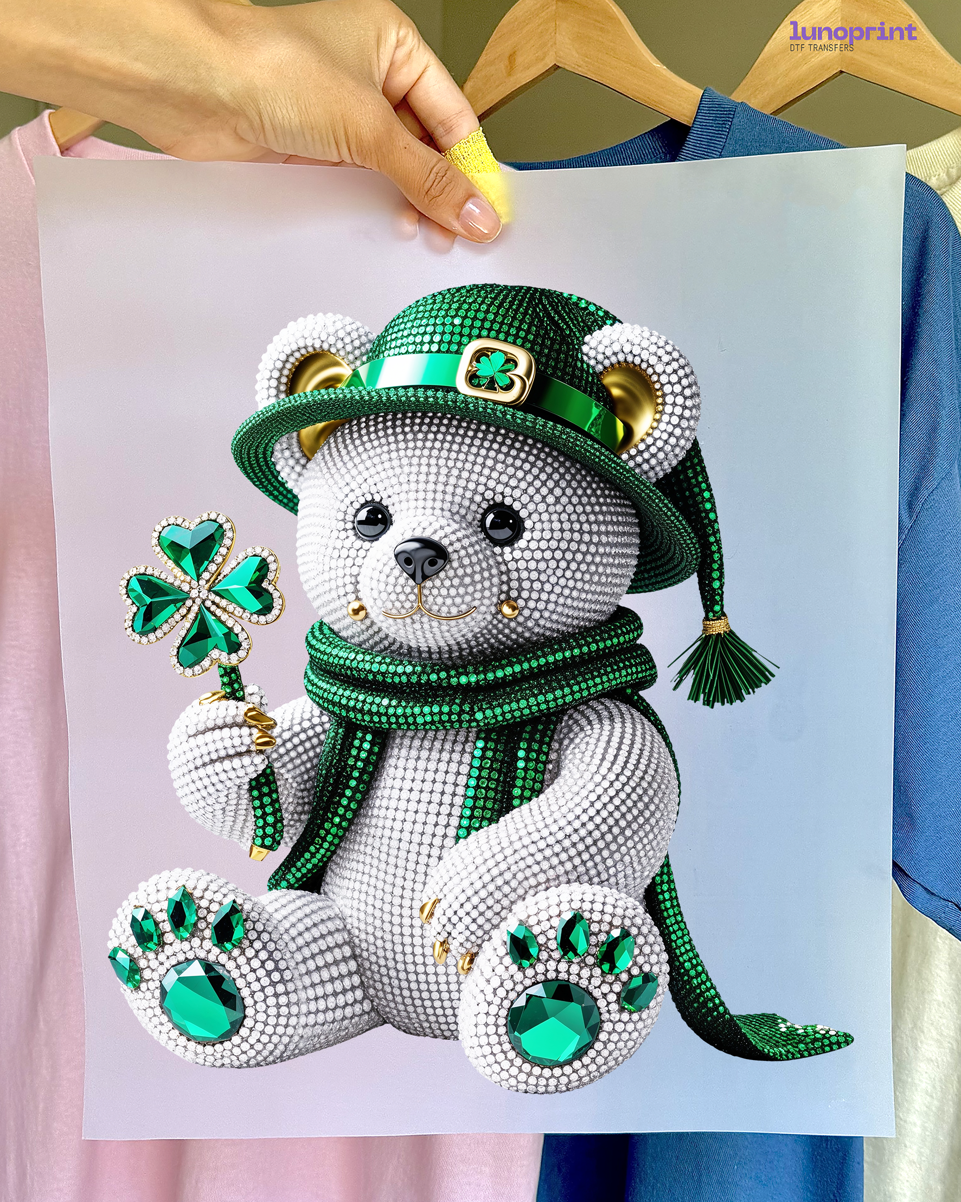 St. Patrick’s Day DTF transfer 1083