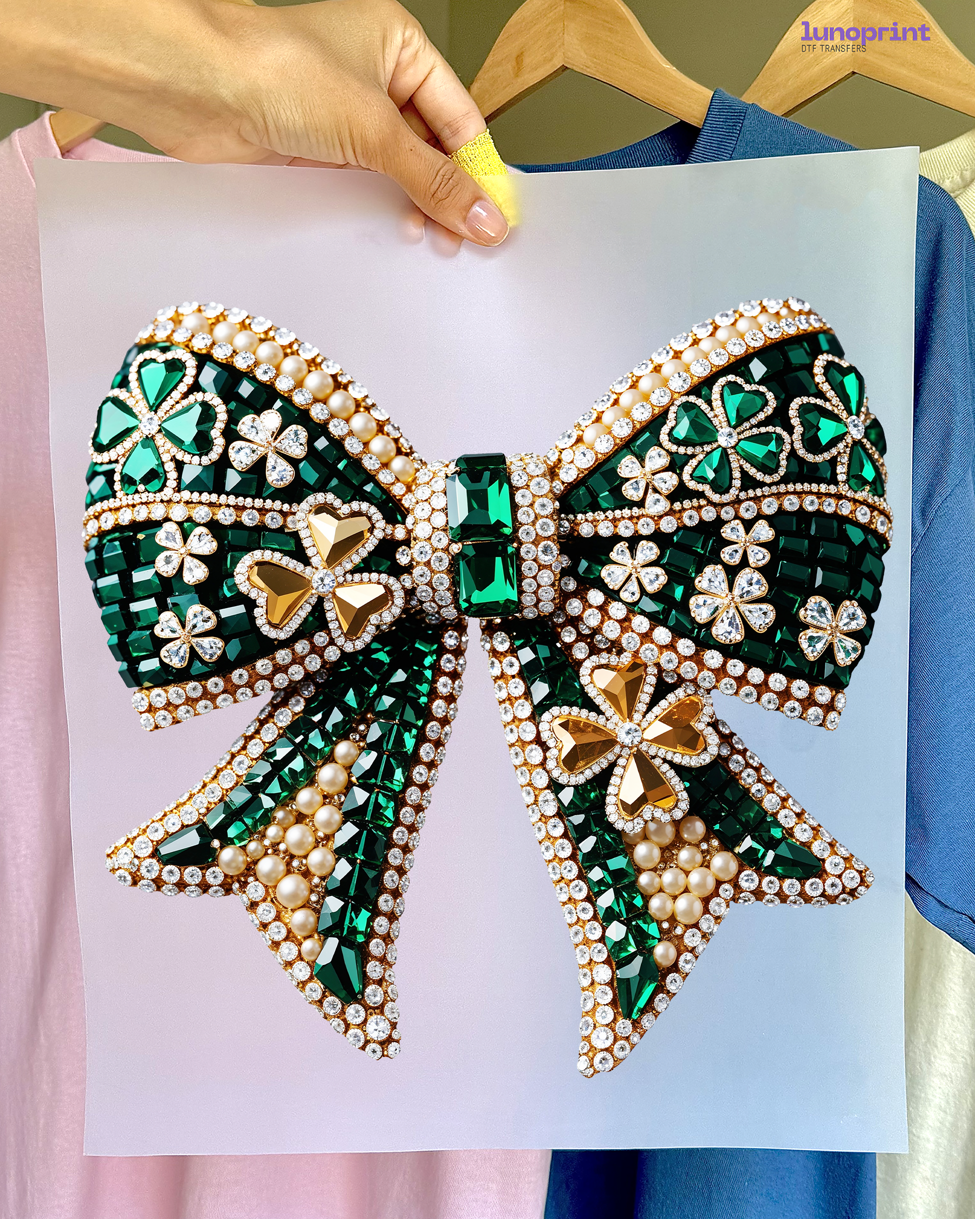 St. Patrick’s Day DTF transfer 1084