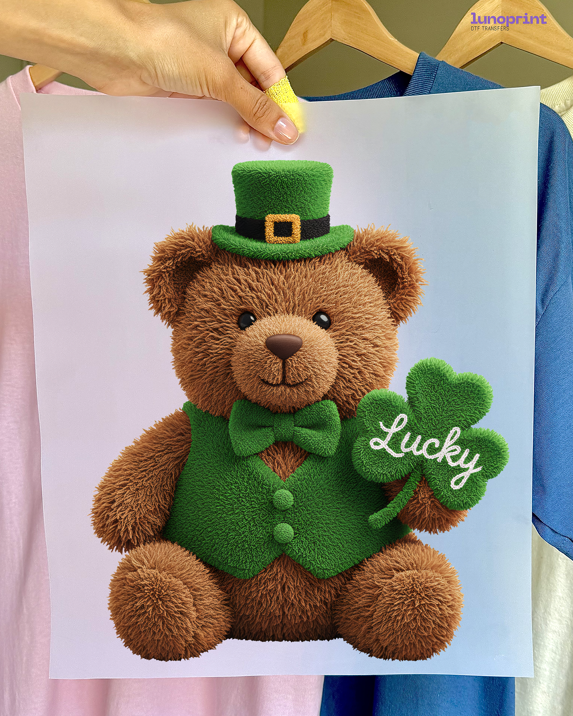 St. Patrick’s Day DTF transfer 1087