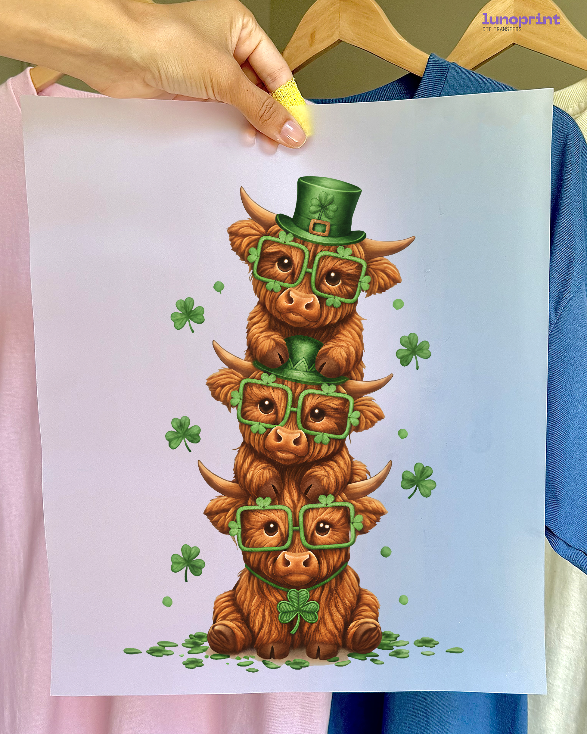 St. Patrick’s Day DTF transfer 1088