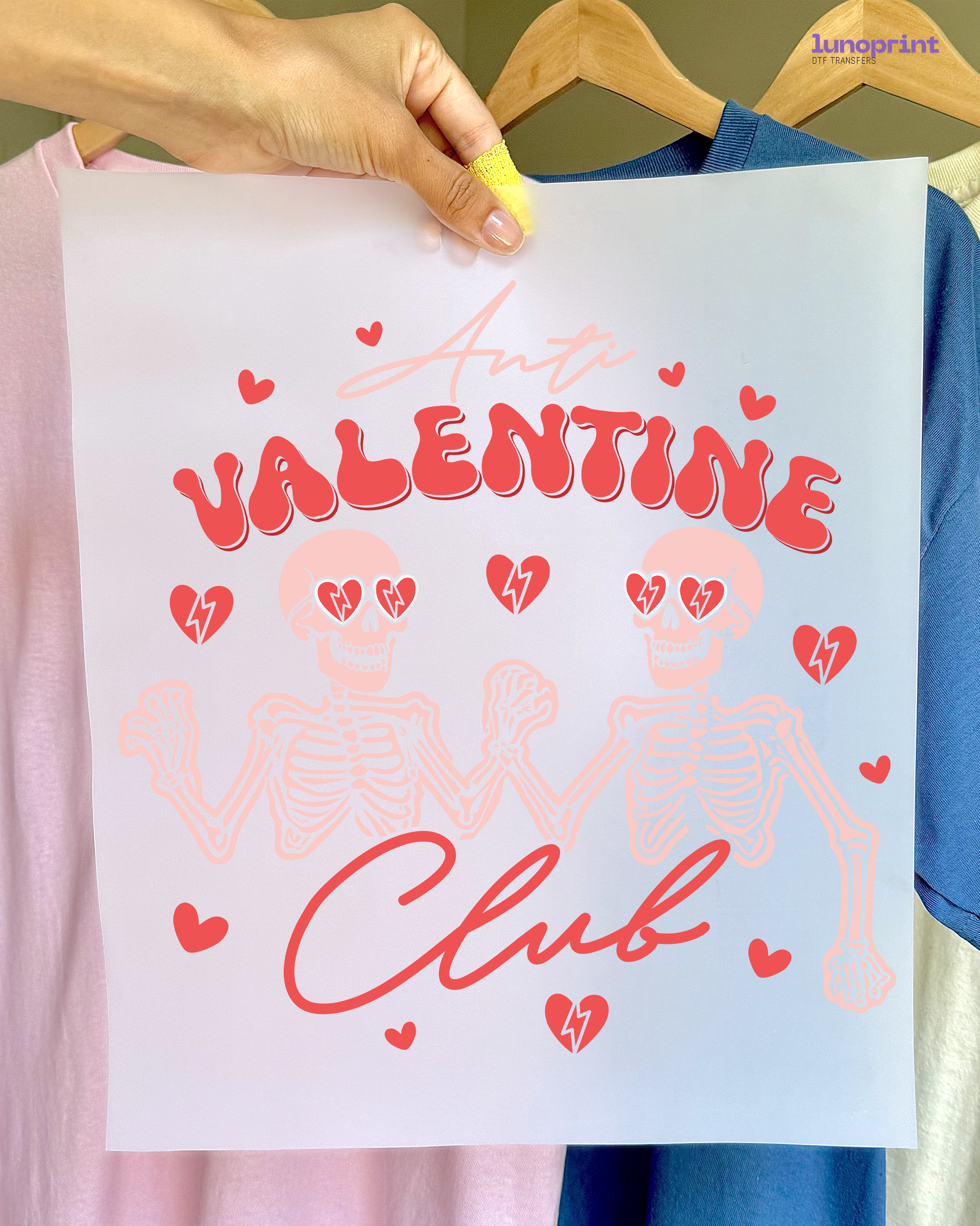 Valentine's Day DTF Transfer 1089