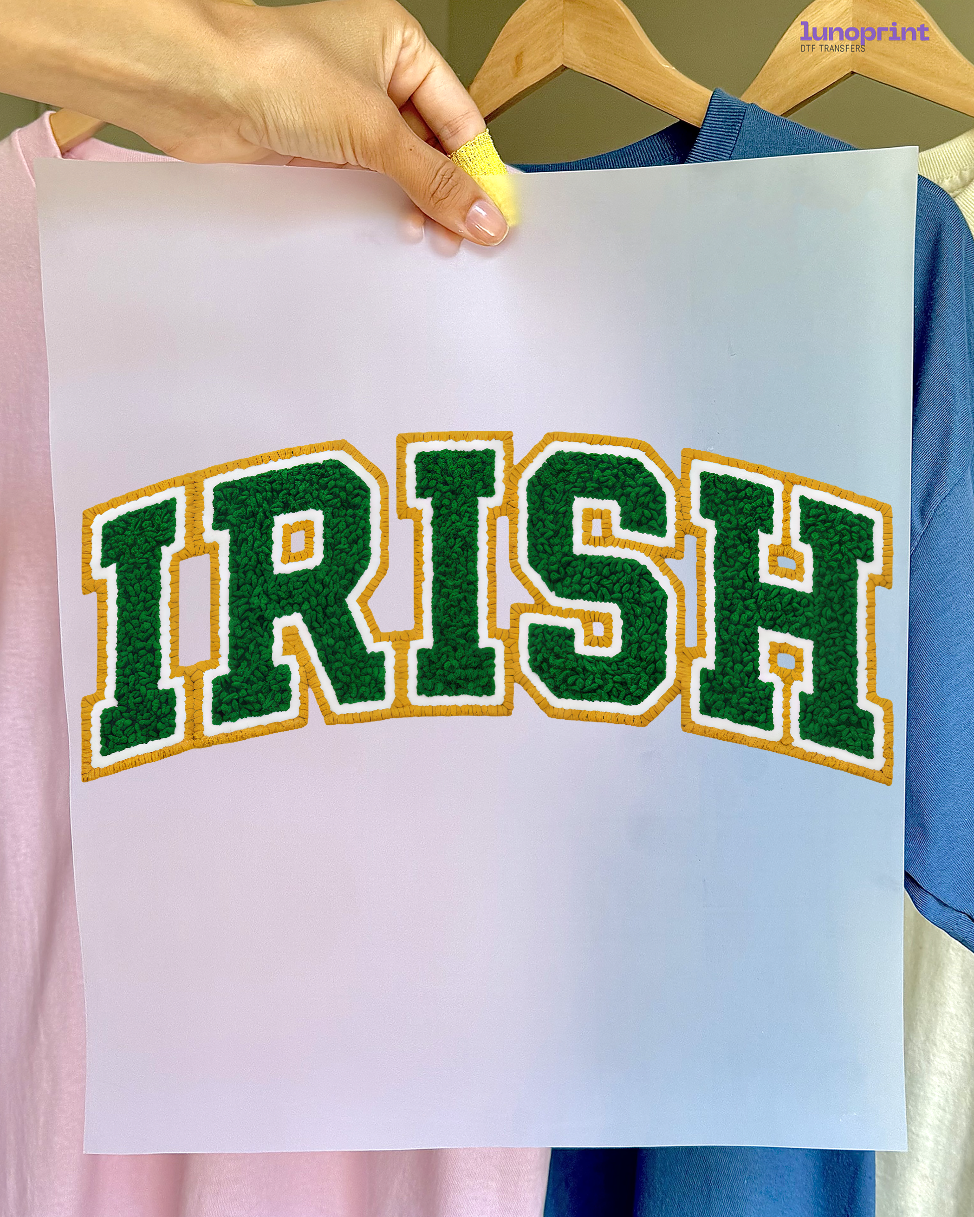 St. Patrick’s Day DTF transfer 1090