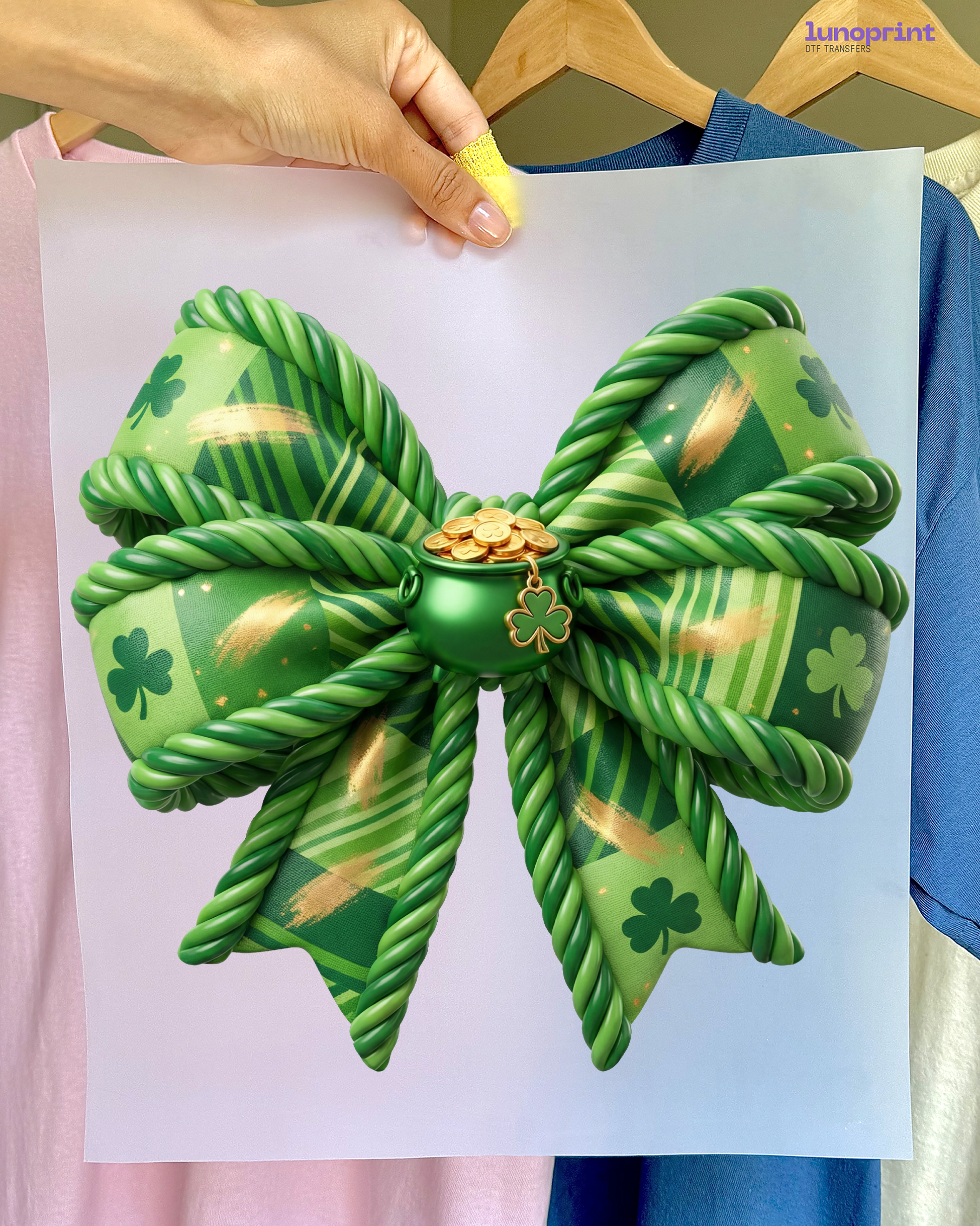 St. Patrick’s Day DTF transfer 1093