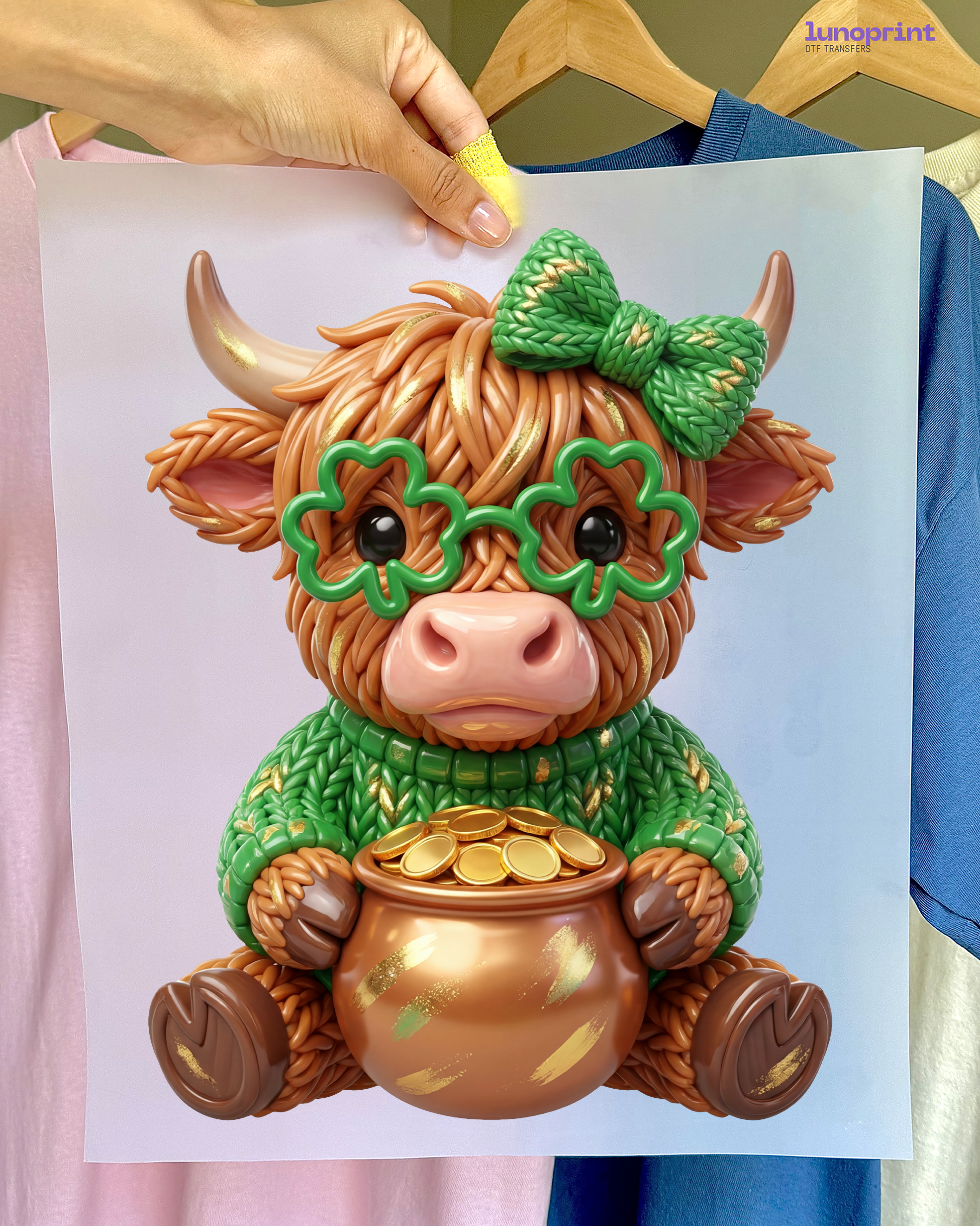 St. Patrick’s Day DTF transfer 1094