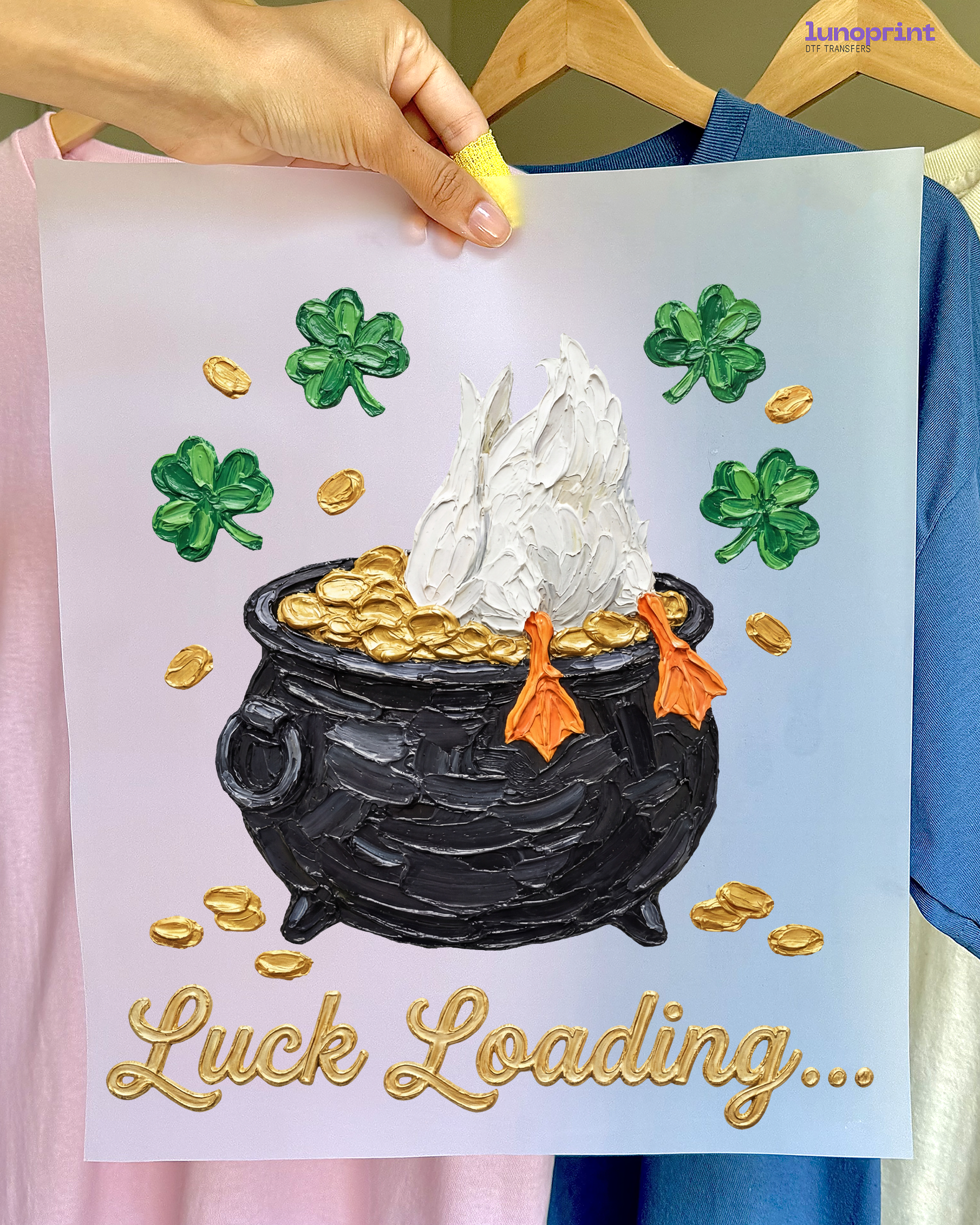 St. Patrick’s Day DTF transfer 1095