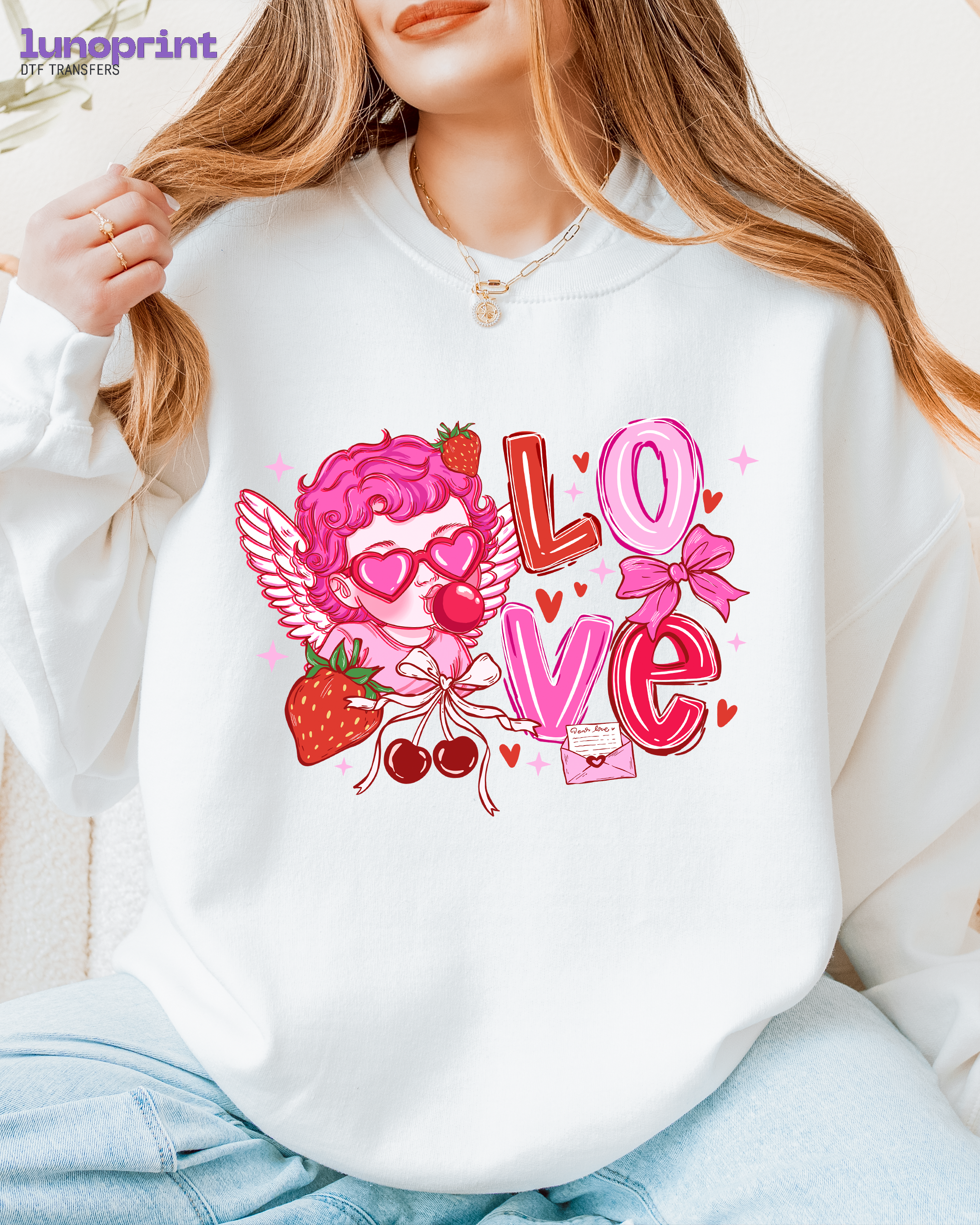 Valentine's Day DTF Transfer 1095