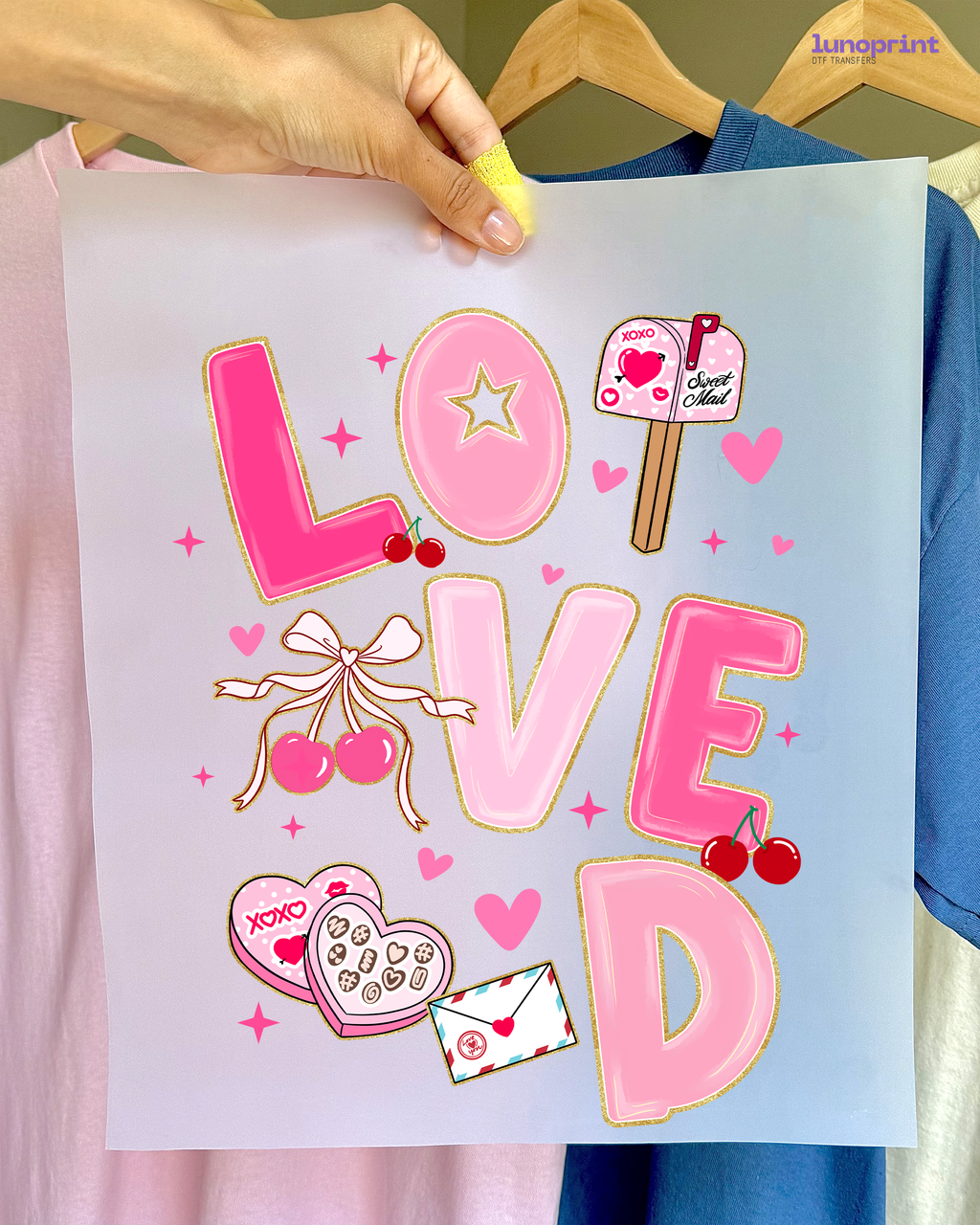 Valentine's Day DTF Transfer 1096