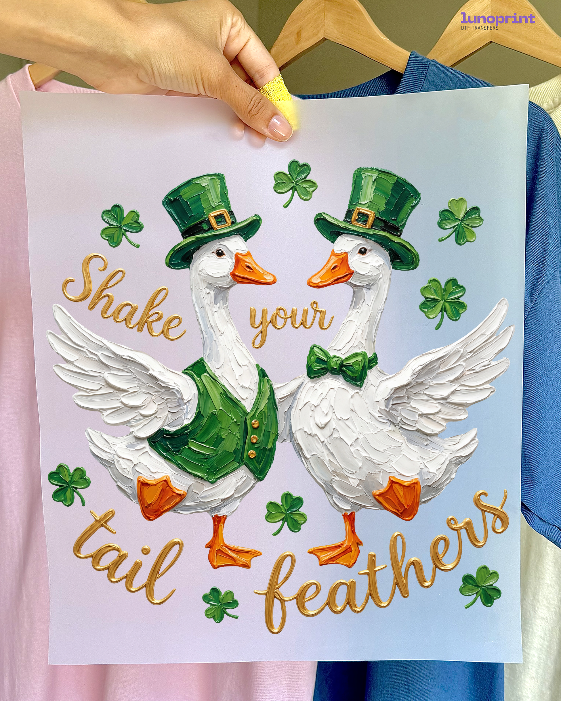 St. Patrick’s Day DTF transfer 1096