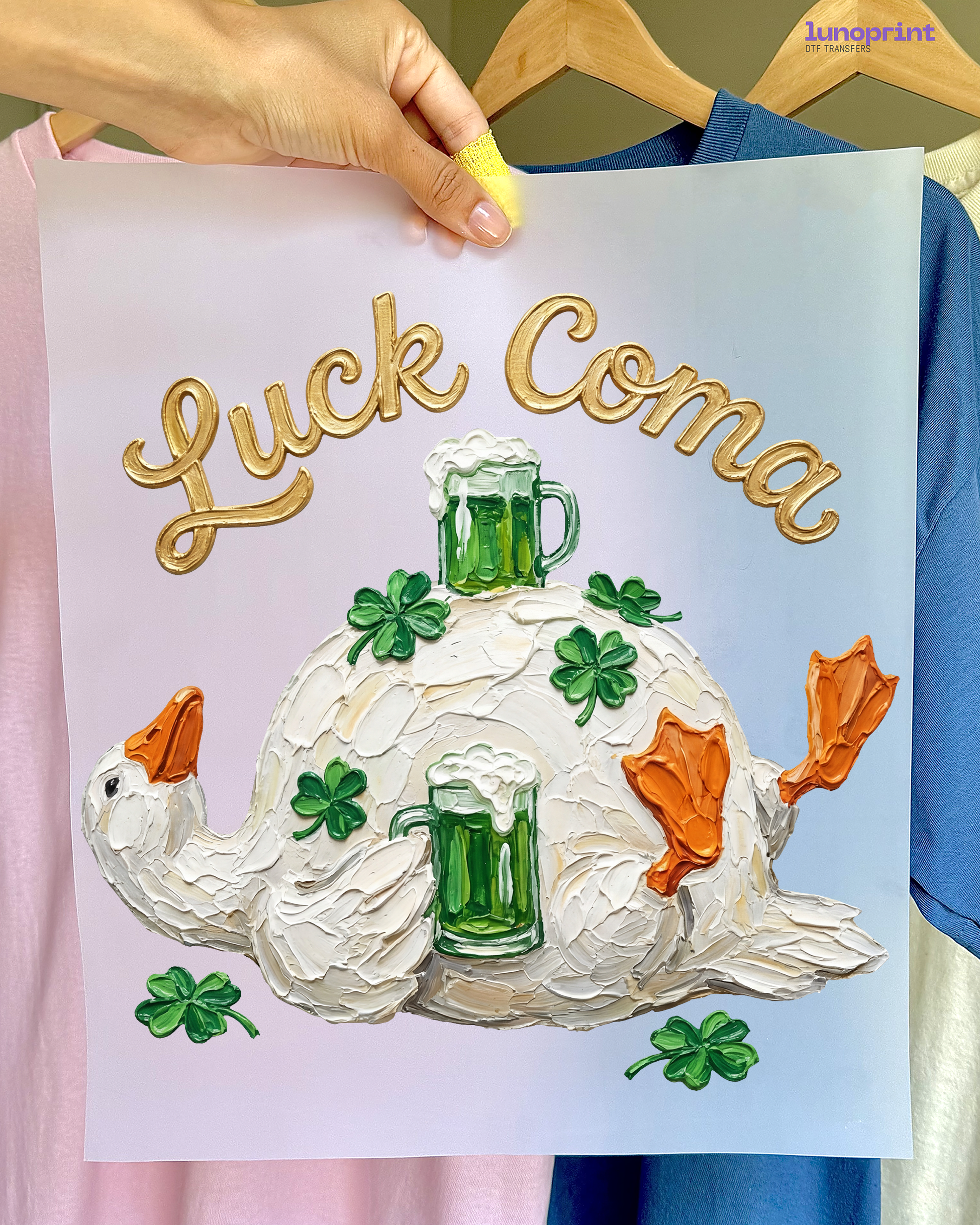 St. Patrick’s Day DTF transfer 1100