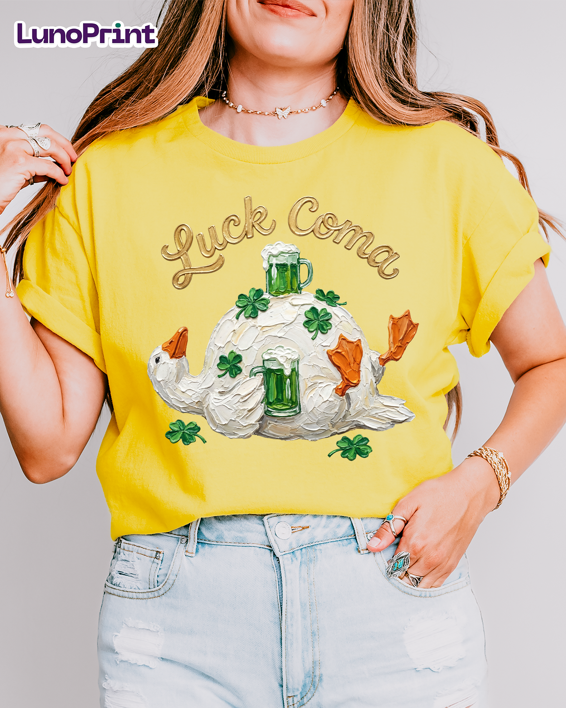 St. Patrick’s Day DTF transfer 1100