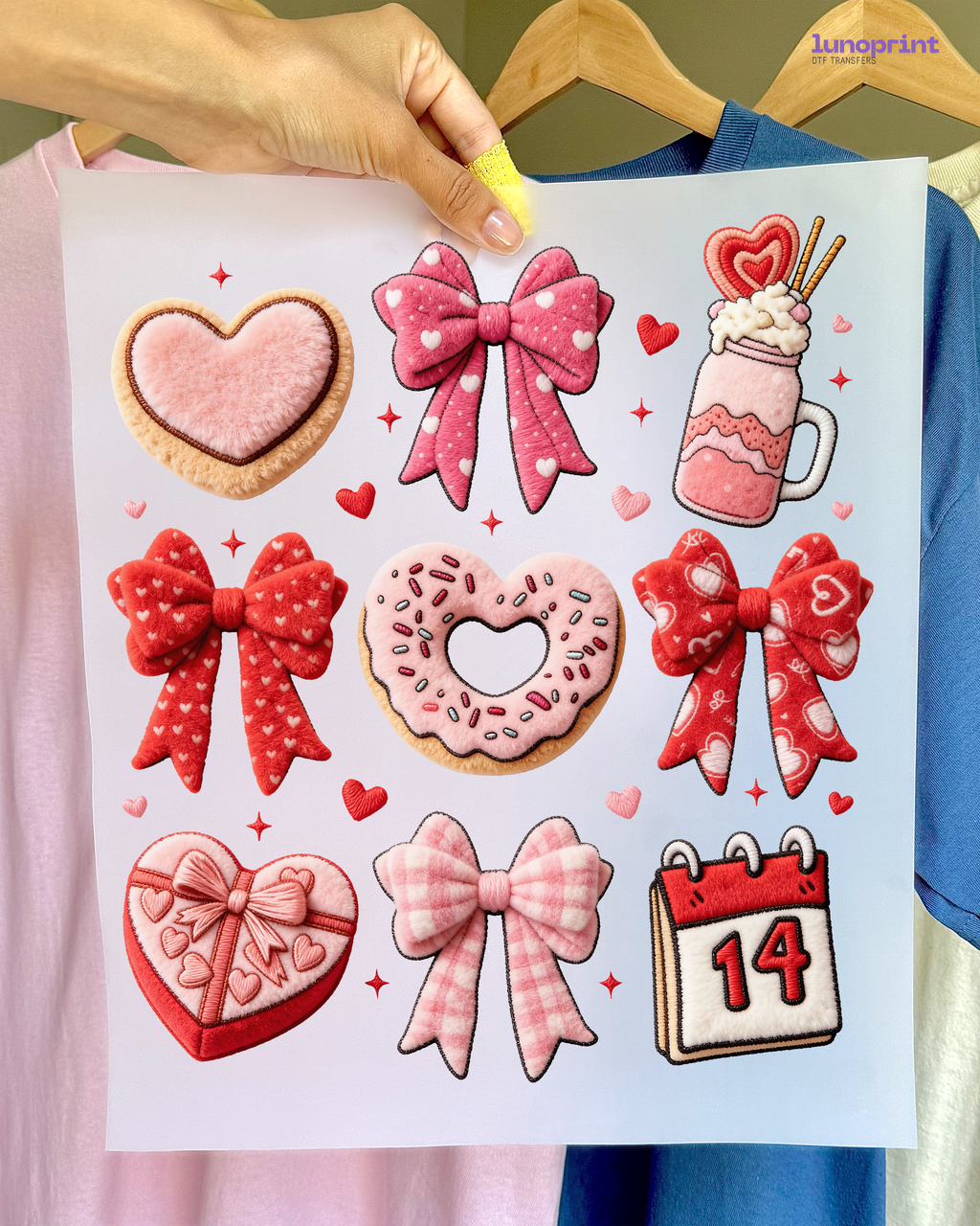 Valentine's Day DTF Transfer 1101