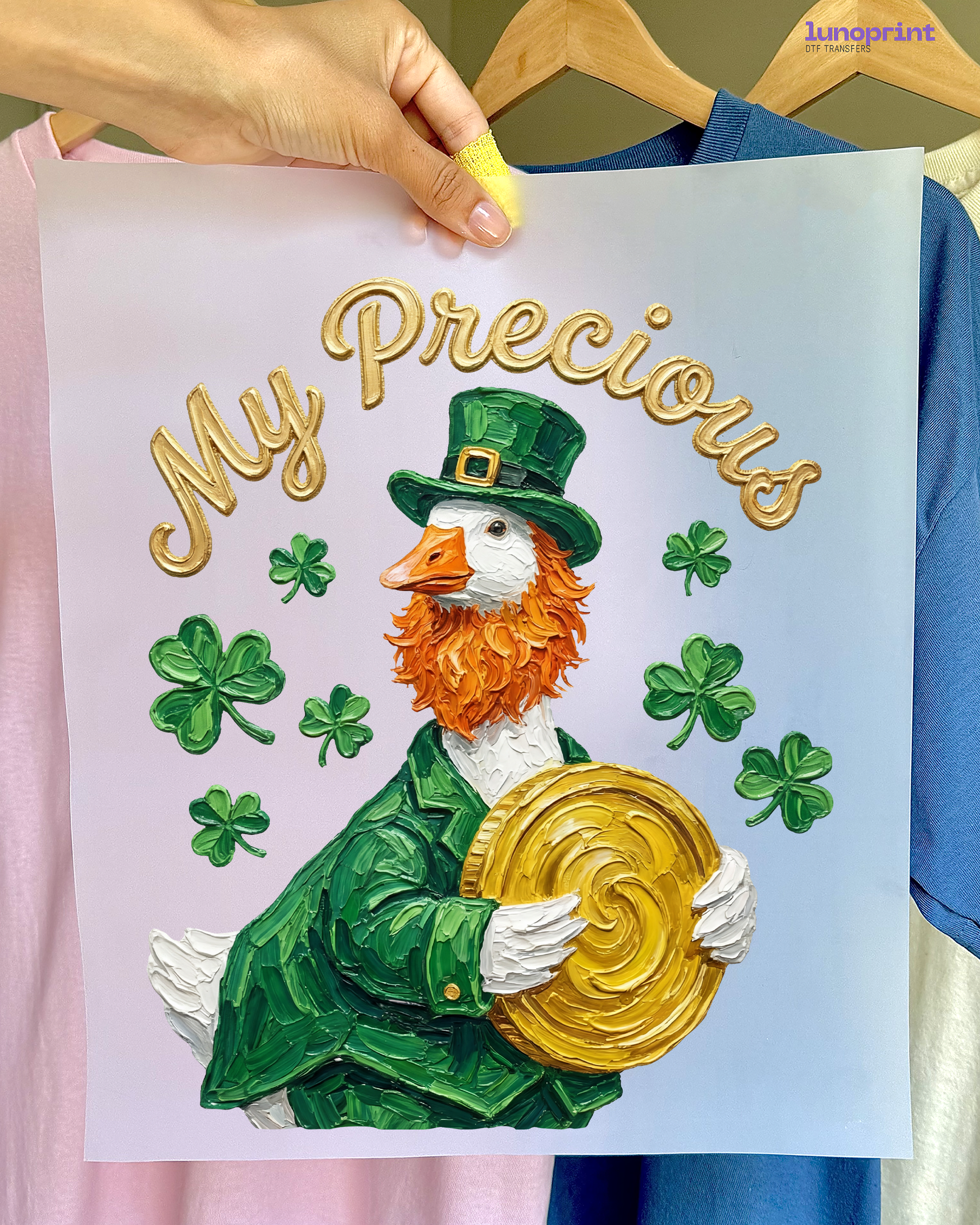 St. Patrick’s Day DTF transfer 1101