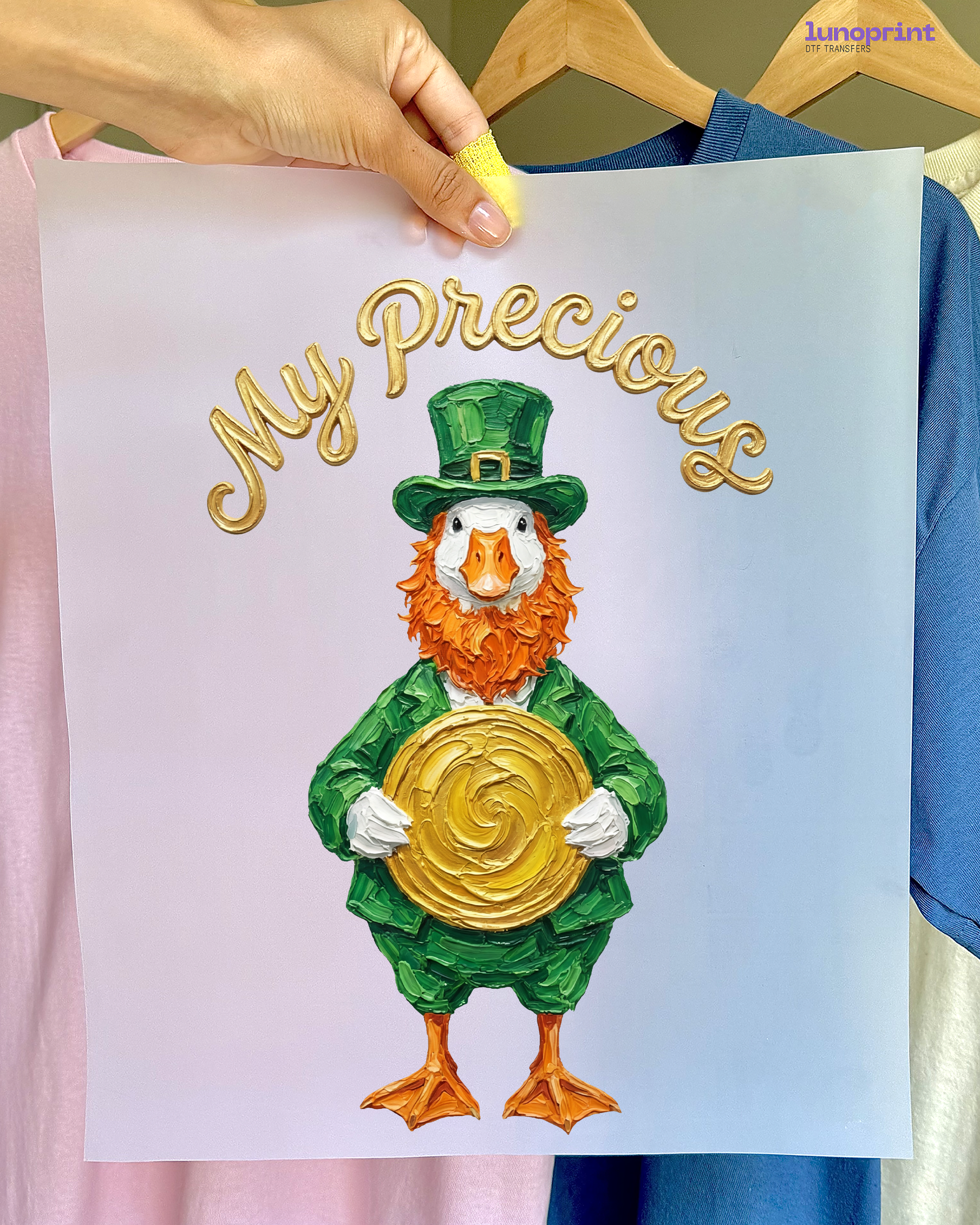 St. Patrick’s Day DTF transfer 1102