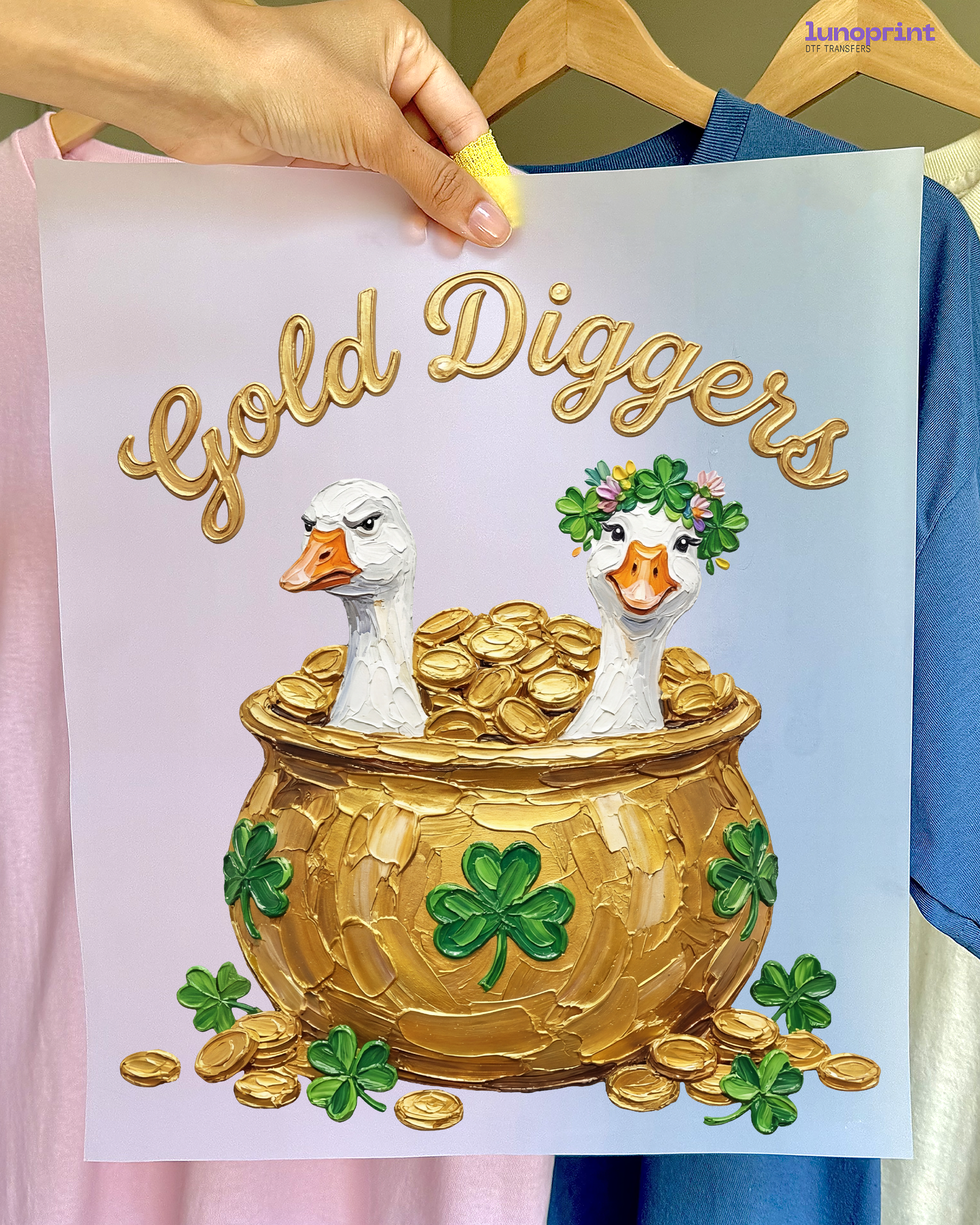 St. Patrick’s Day DTF transfer 1104