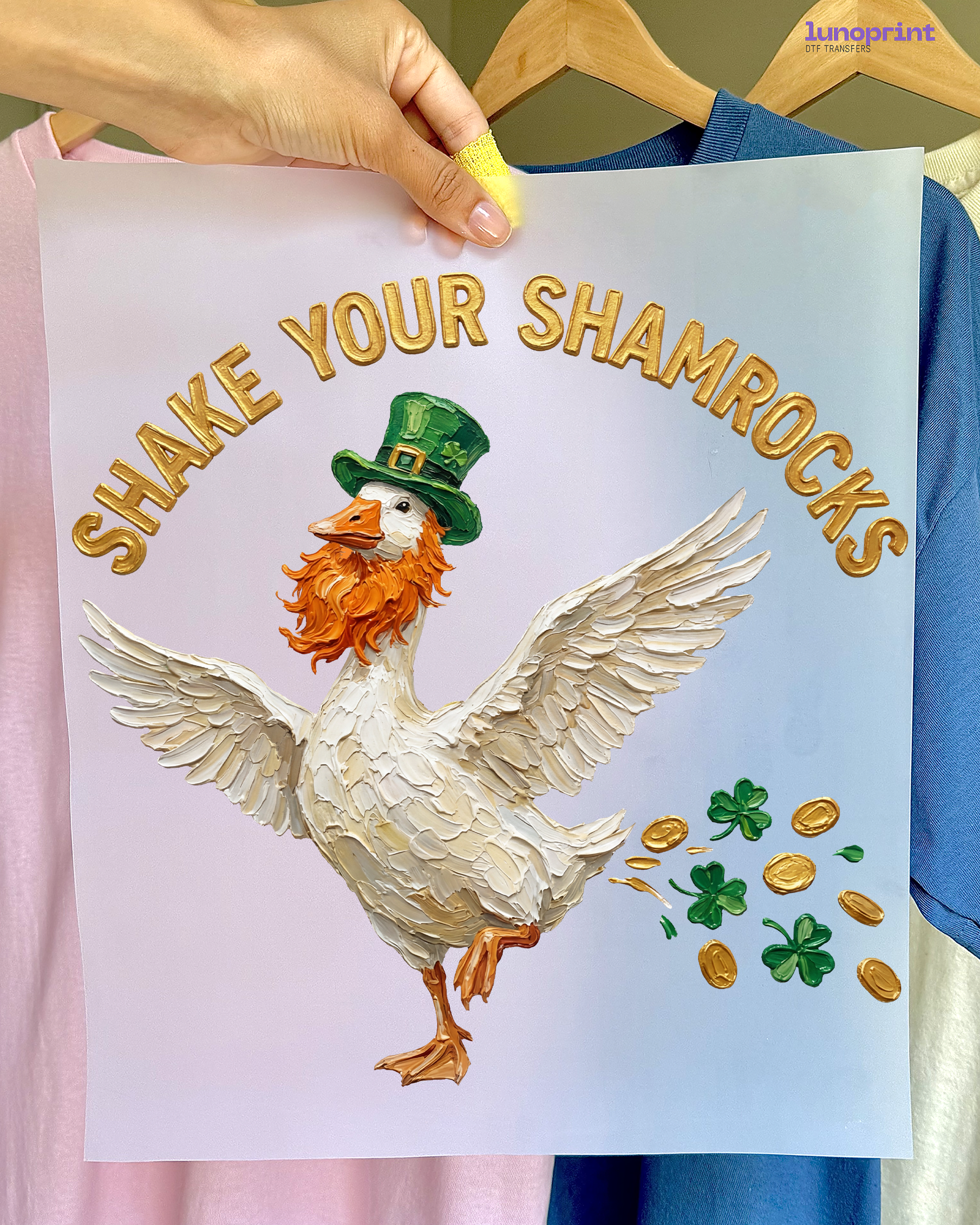 St. Patrick’s Day DTF transfer 1105