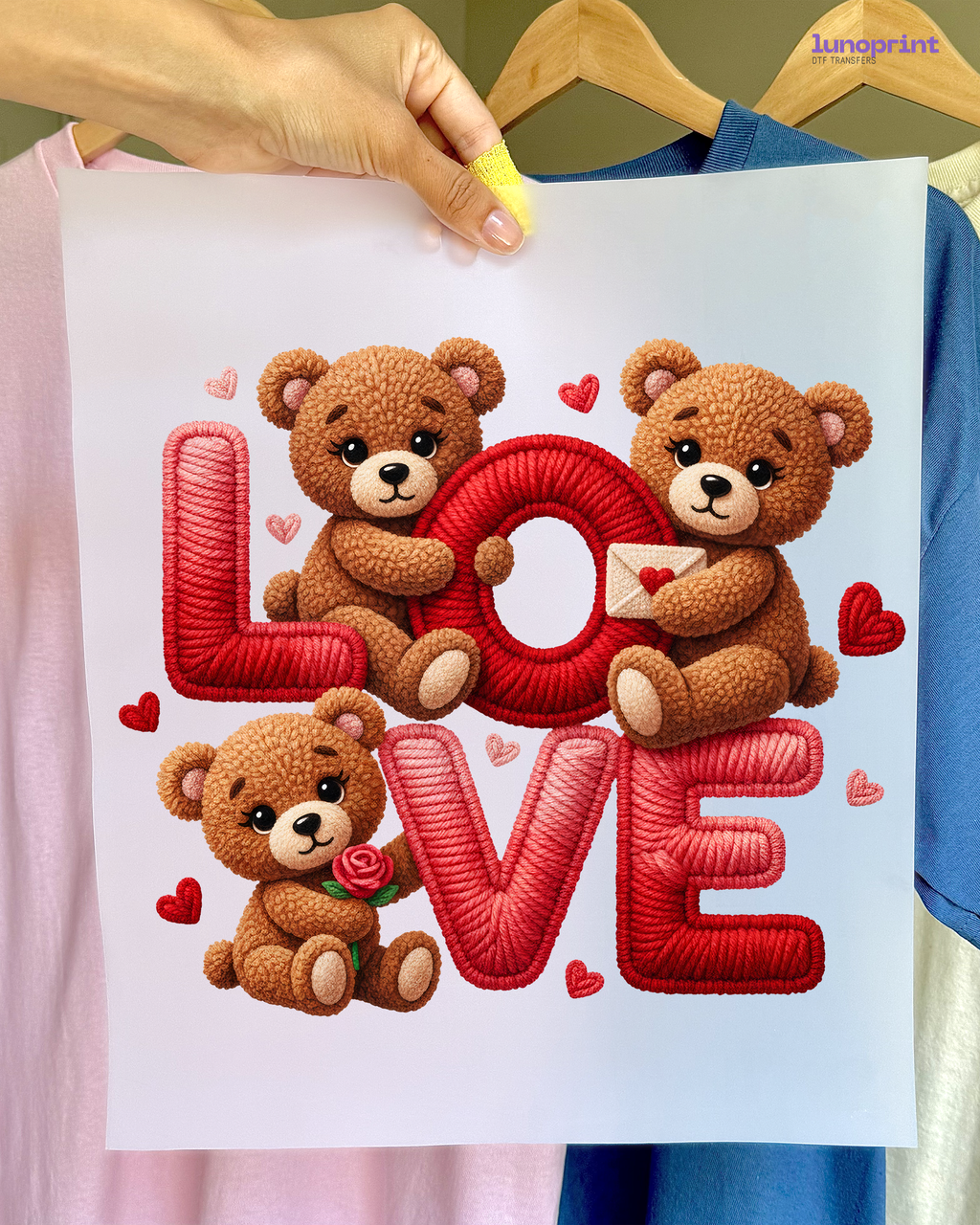 Valentine's Day DTF Transfer 1106