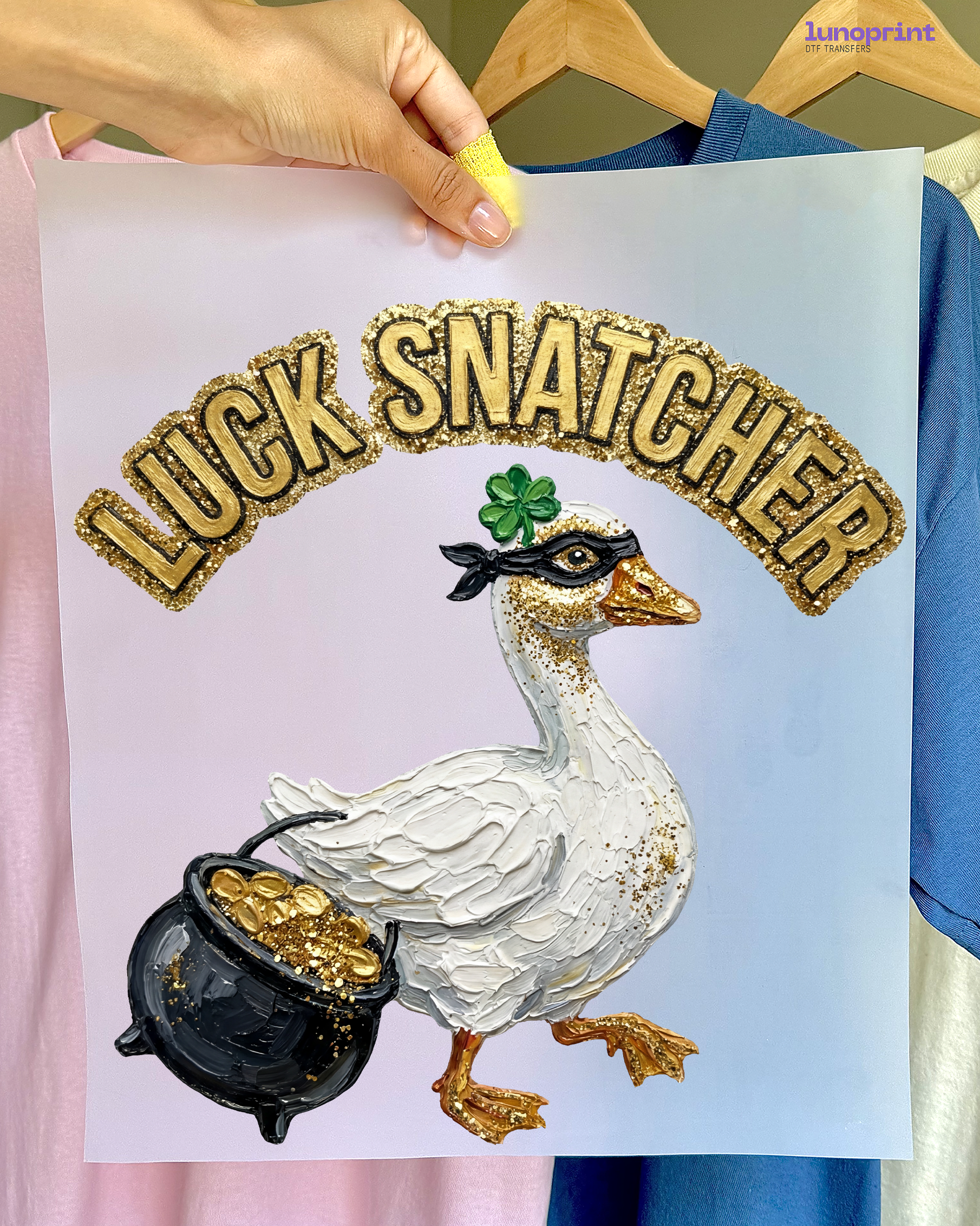 St. Patrick’s Day DTF transfer 1106