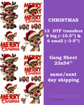 Christmas DTF Gang Sheet