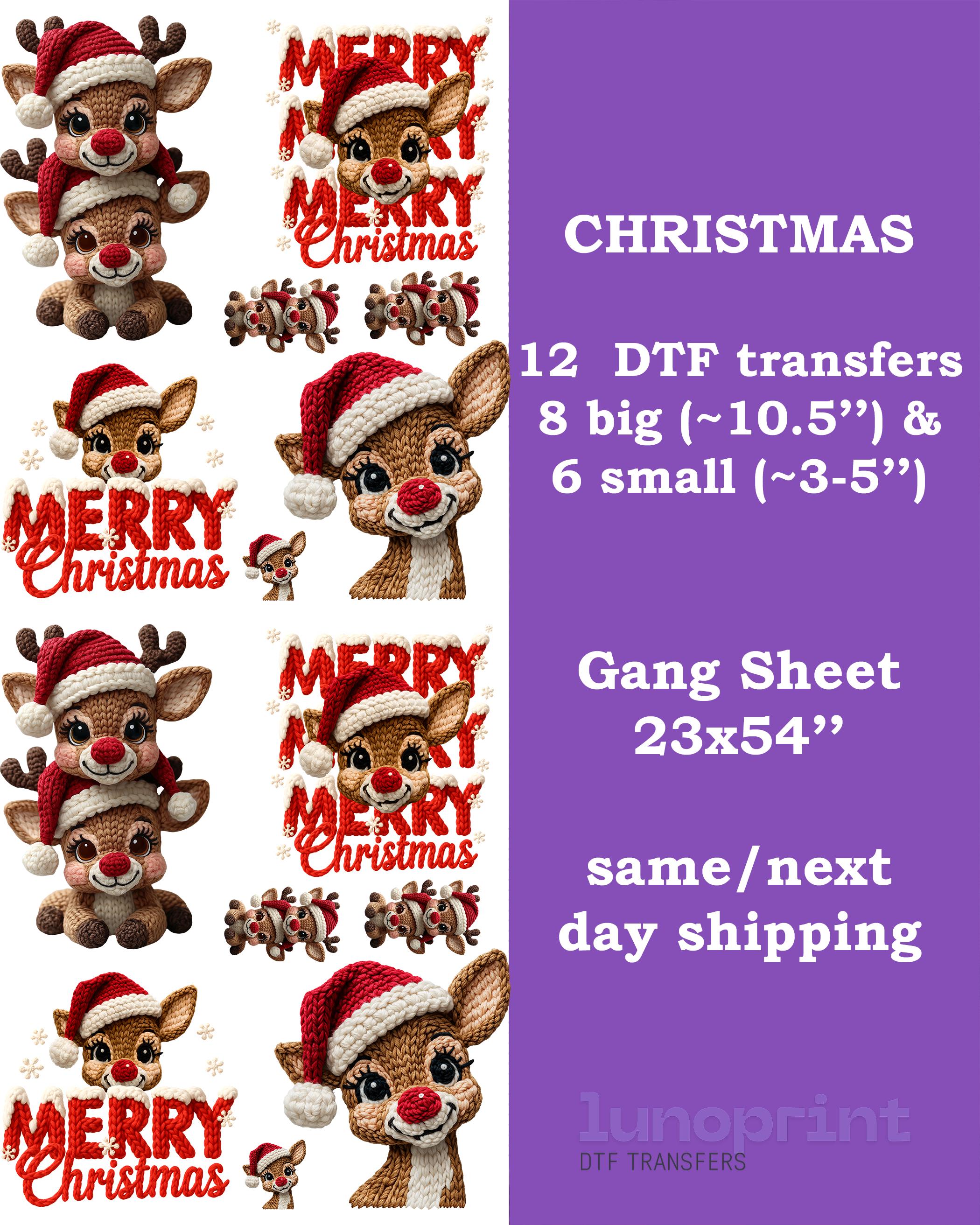 Christmas DTF Gang Sheet