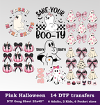 Halloween DTF Gang Sheet, 23x40 in. Ready-to-press Heat transfers