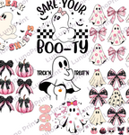 Halloween DTF Gang Sheet, 23x40 in. Ready-to-press Heat transfers