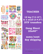 Teacher DTF Gang Sheet