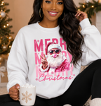Pink Christmas DTF Gang Sheet 23x51.7 in. Ready-to-press Heat transfers