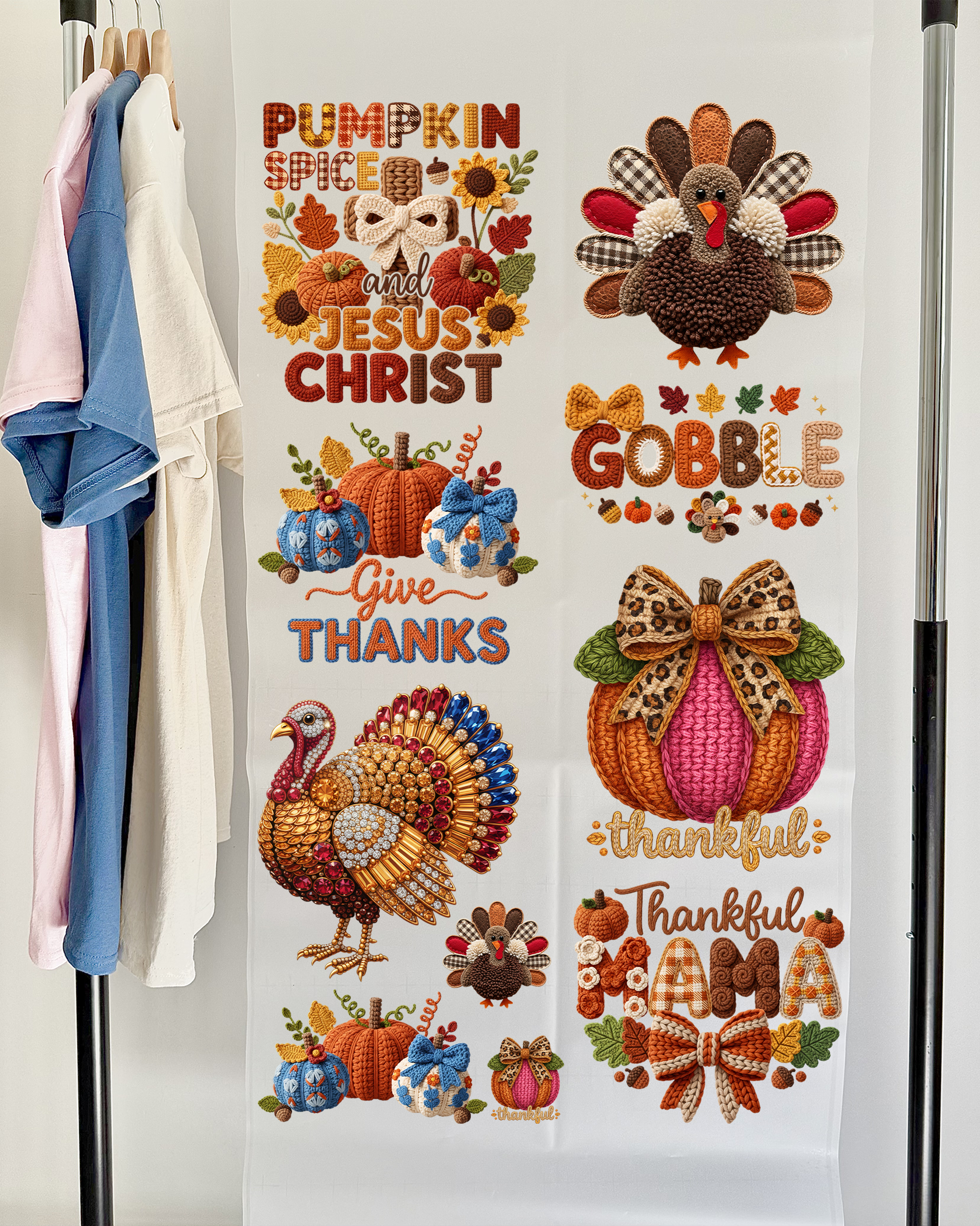 Thanksgiving DTF Gang Sheet