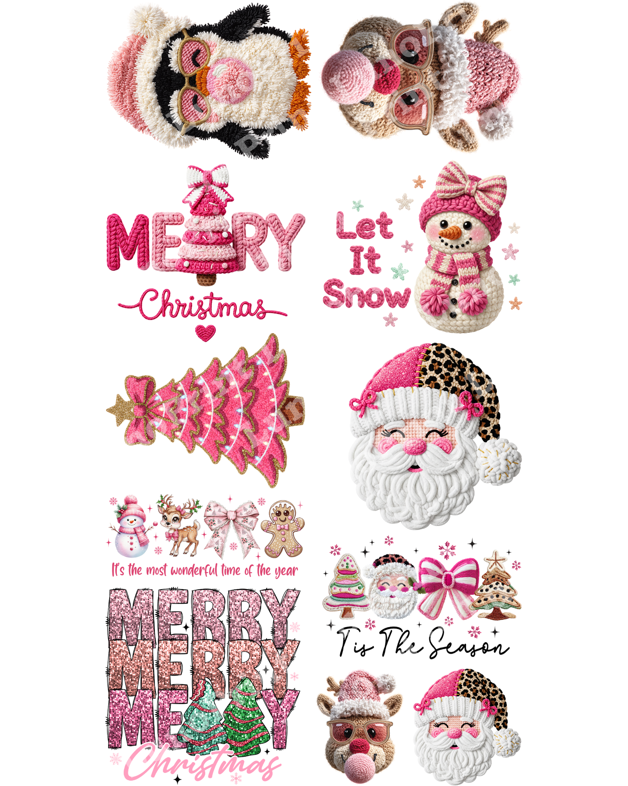 Christmas DTF Gang Sheet