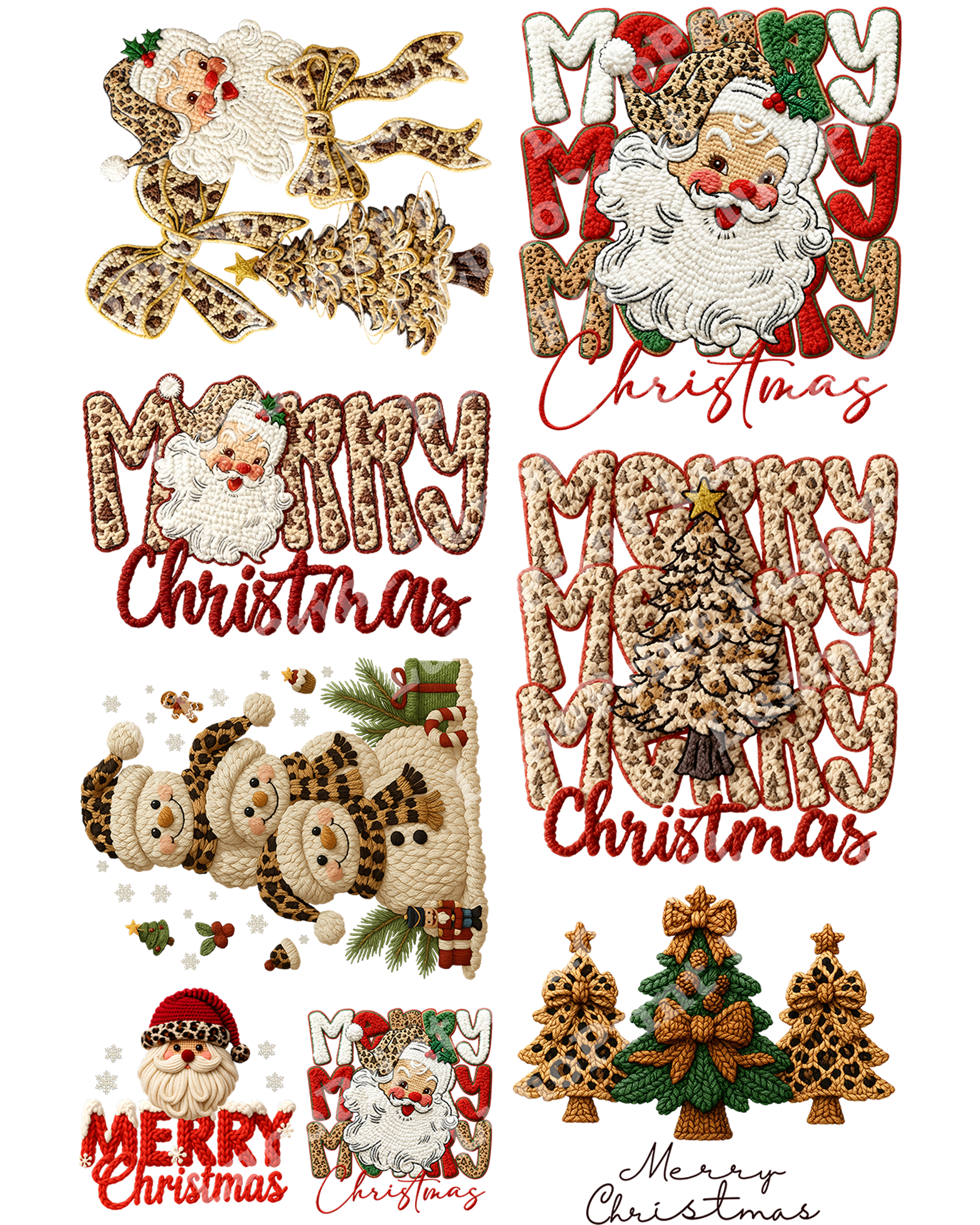 Christmas DTF Gang Sheet