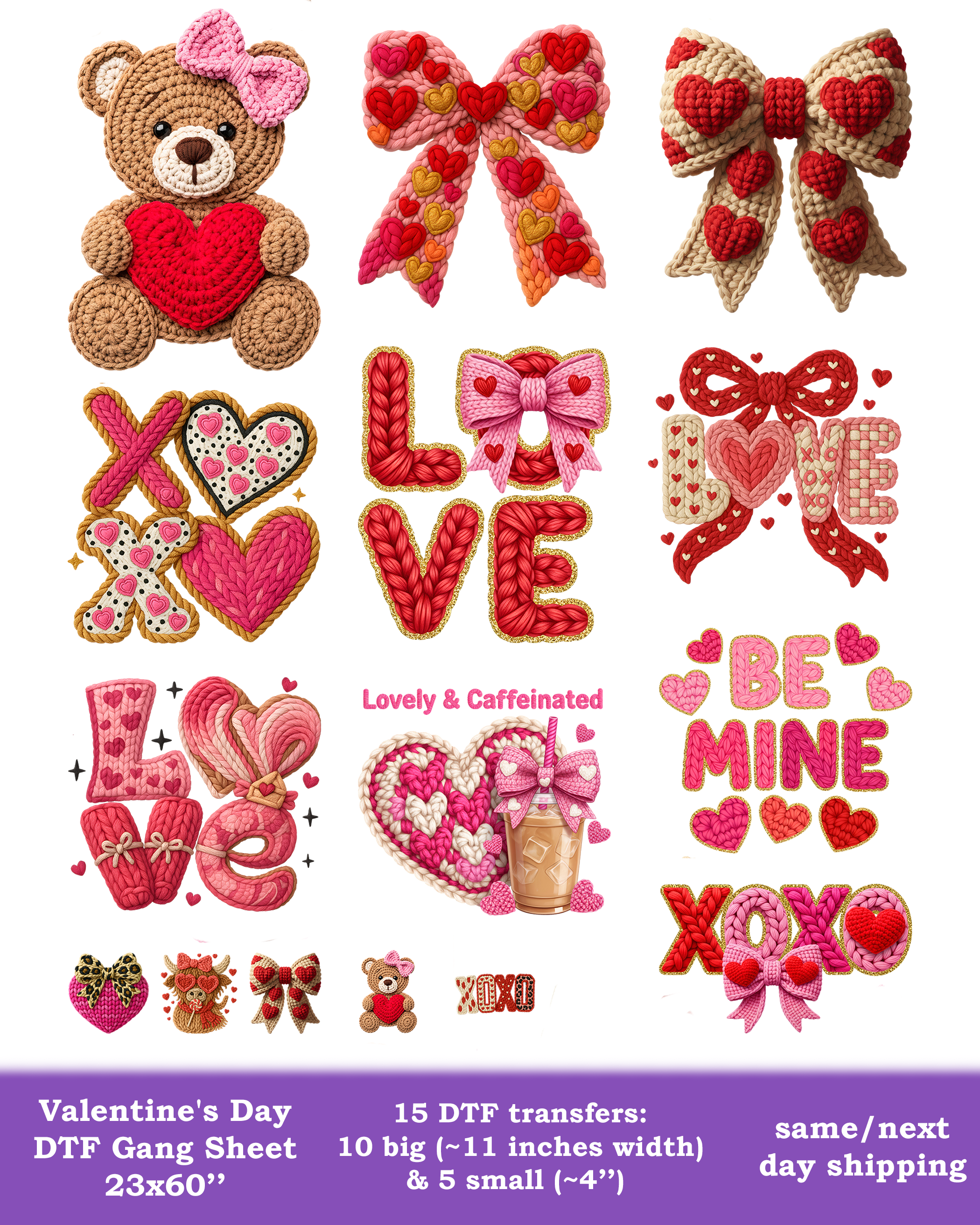 Valentine's Day DTF Gang Sheet