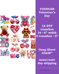 Kids Valentine's Day DTF Gang Sheet