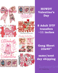 Howdy Valentine's Day DTF Gang Sheet