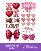 Valentine's Day DTF Gang Sheet
