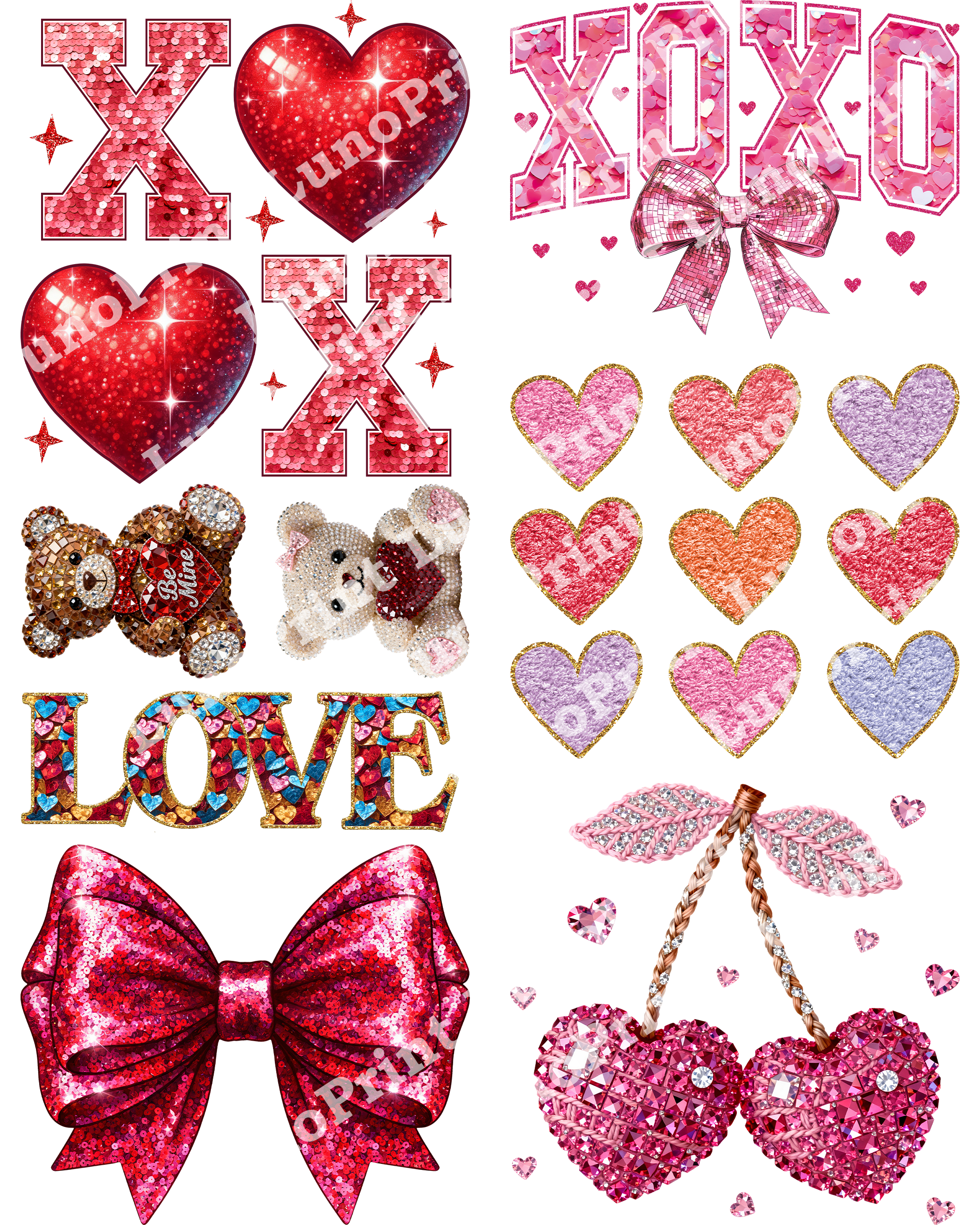 Valentine's Day DTF Gang Sheet