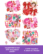 Valentine's Day DTF Gang Sheet