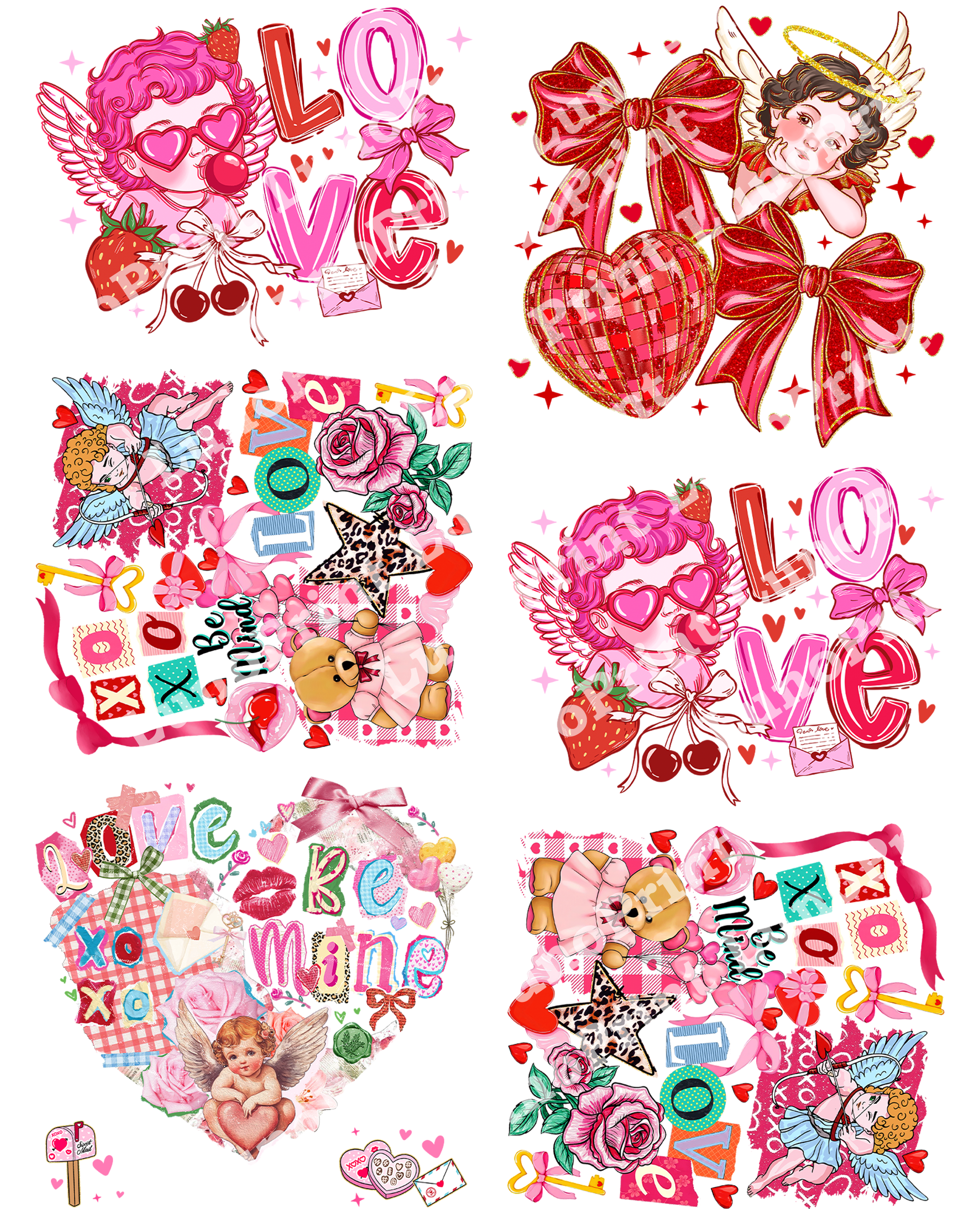 Valentine's Day DTF Gang Sheet