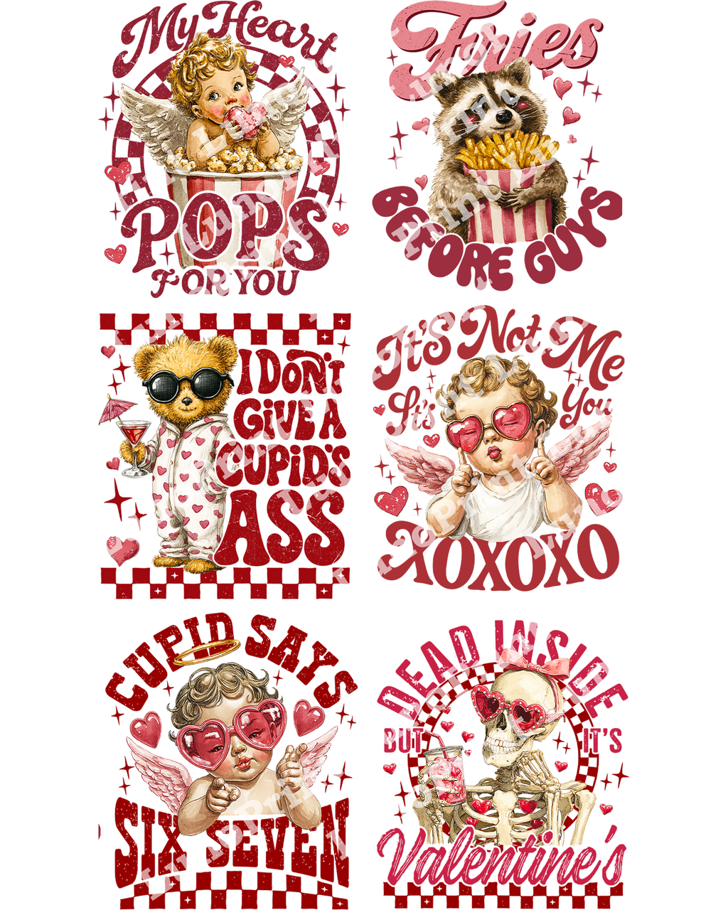 Valentine's Day DTF Gang Sheet