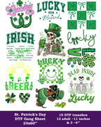 St. Patrick's Day DTF Gang Sheet