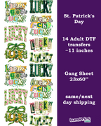 St. Patrick's Day DTF Gang Sheet