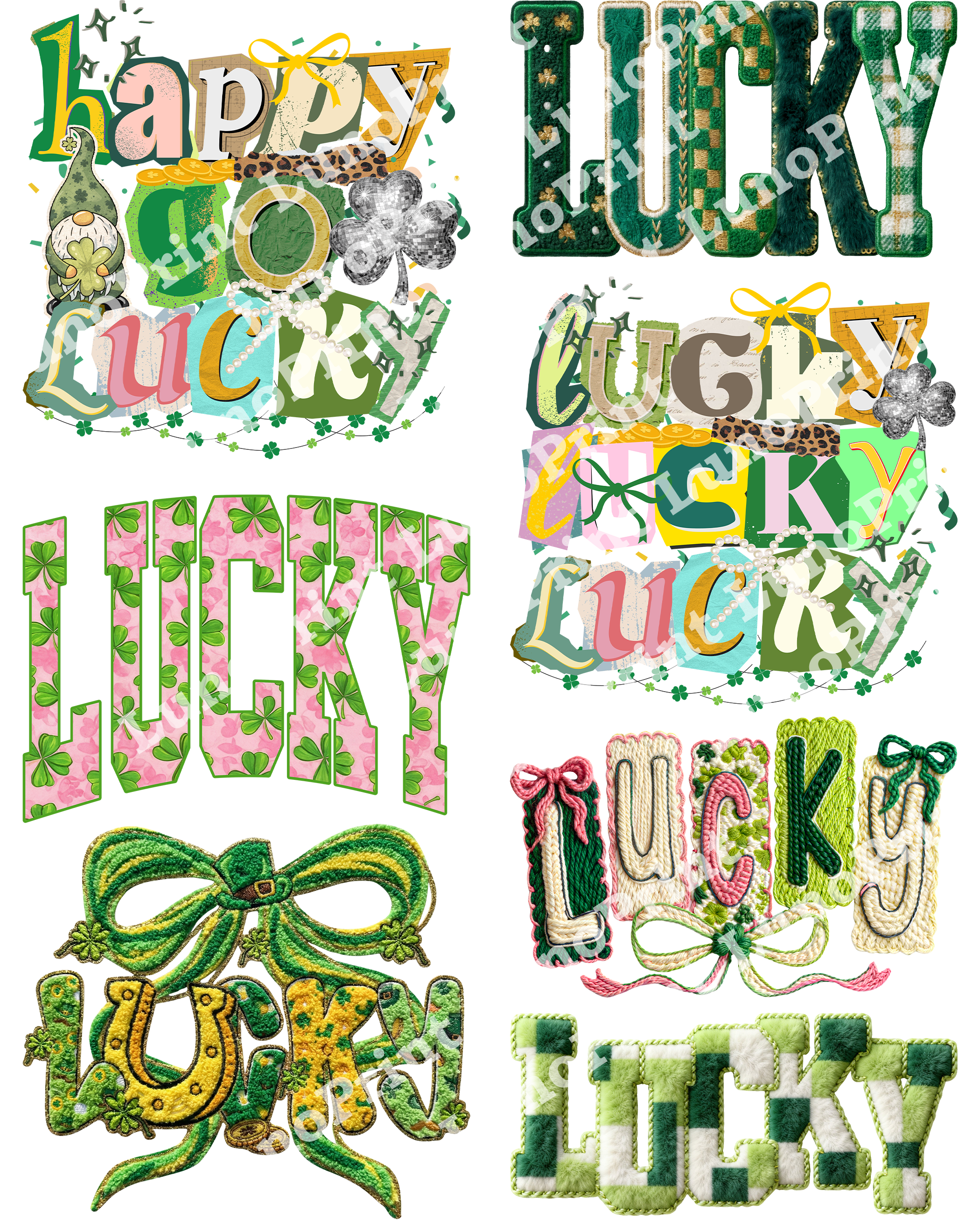 St. Patrick's Day DTF Gang Sheet