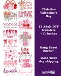 Christian Valentine's Day DTF Gang Sheet