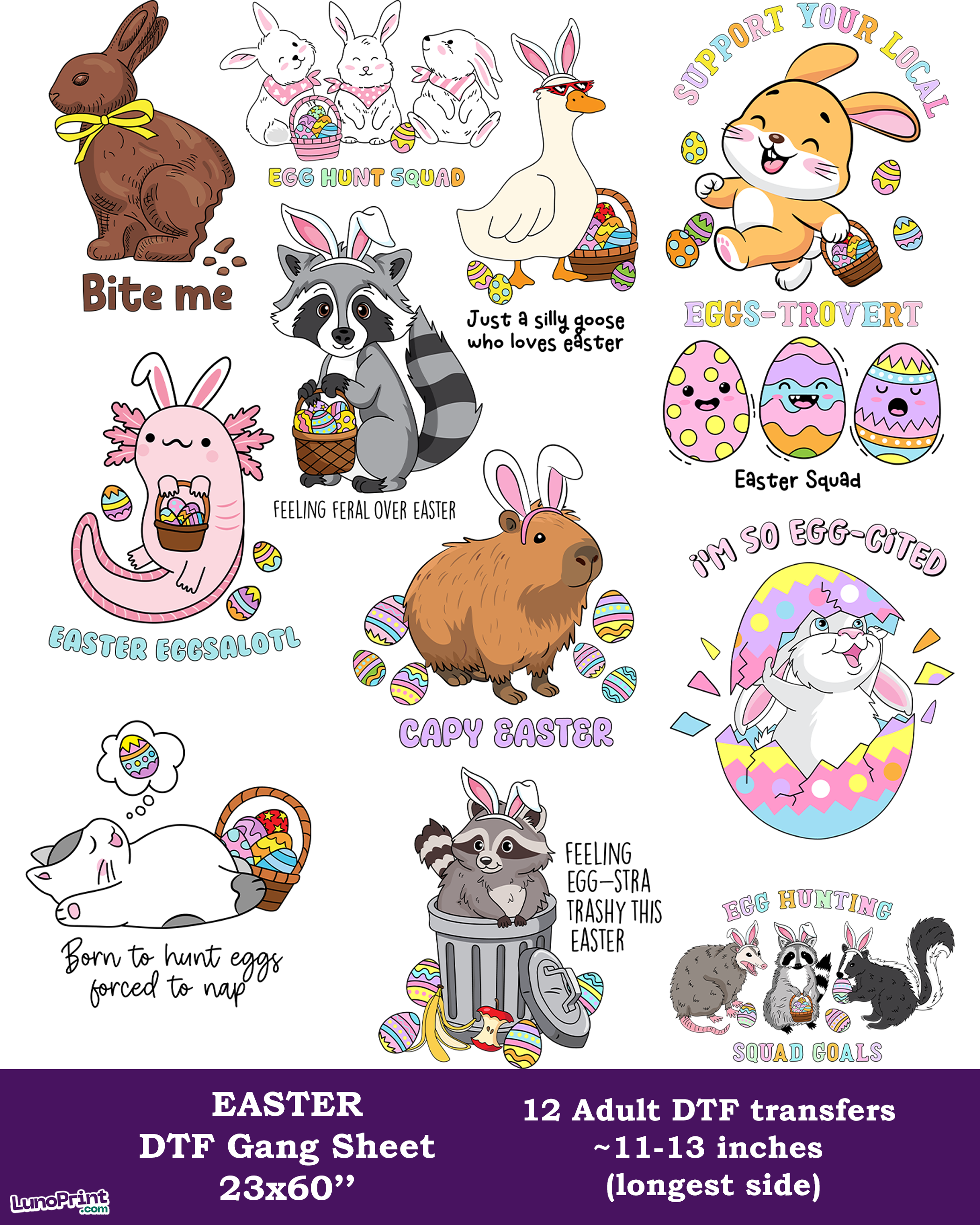 Easter DTF Gang Sheet