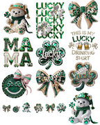 Rhinestone St. Patrick's Day DTF Gang Sheet