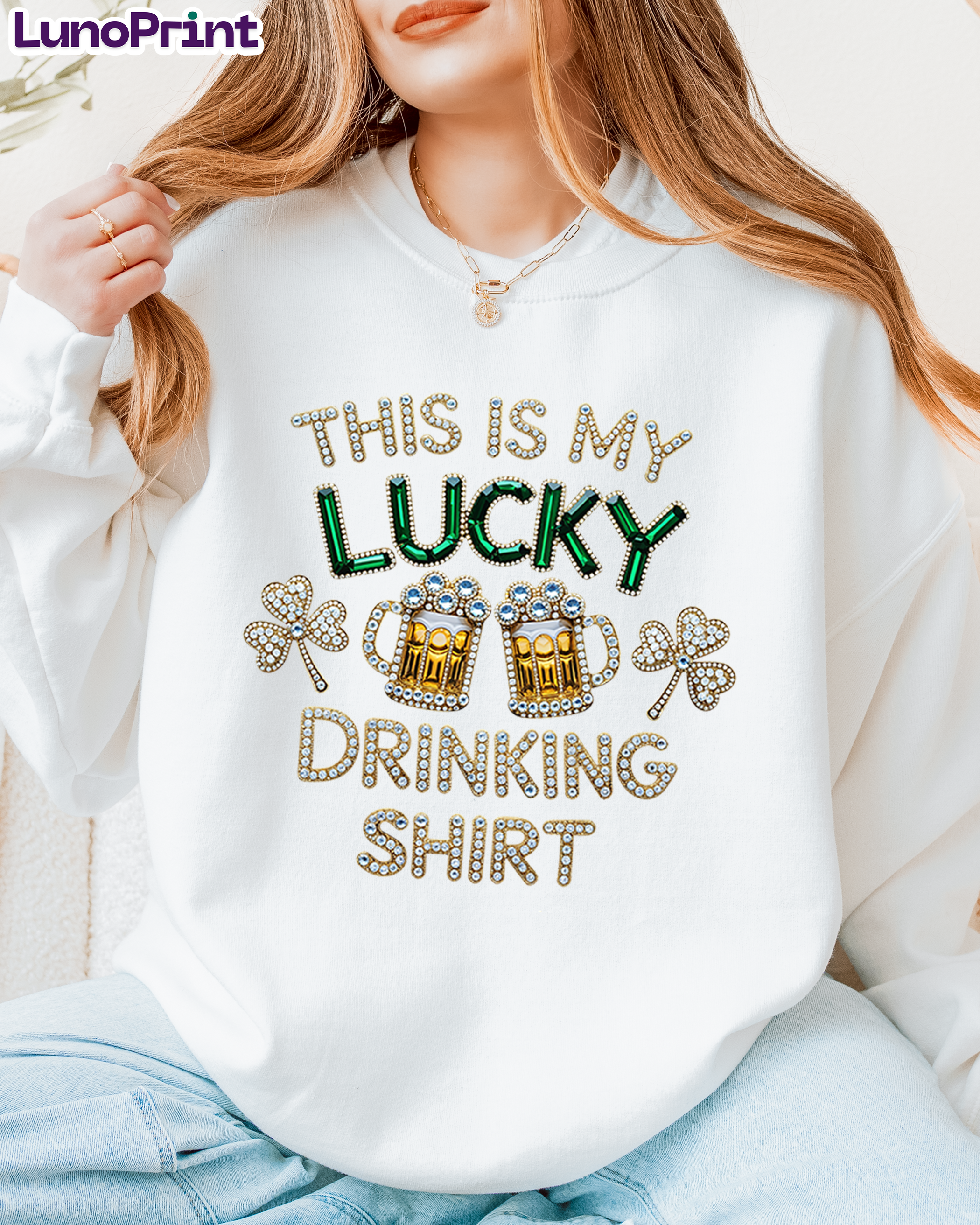 Rhinestone St. Patrick's Day DTF Gang Sheet