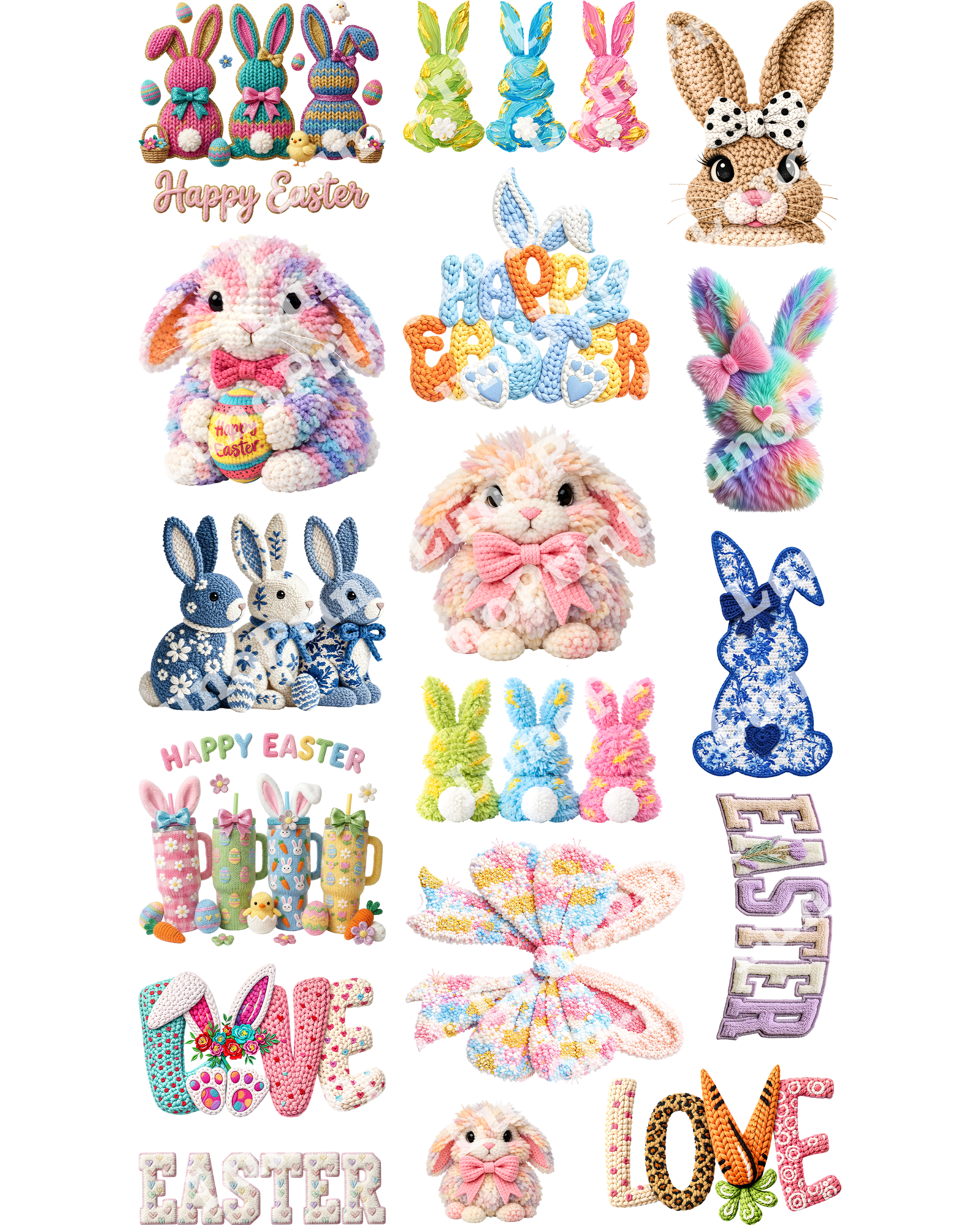 Kids Valentine's Day DTF Gang Sheet