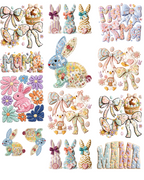 "Fluffy" Easter DTF Gang Sheet